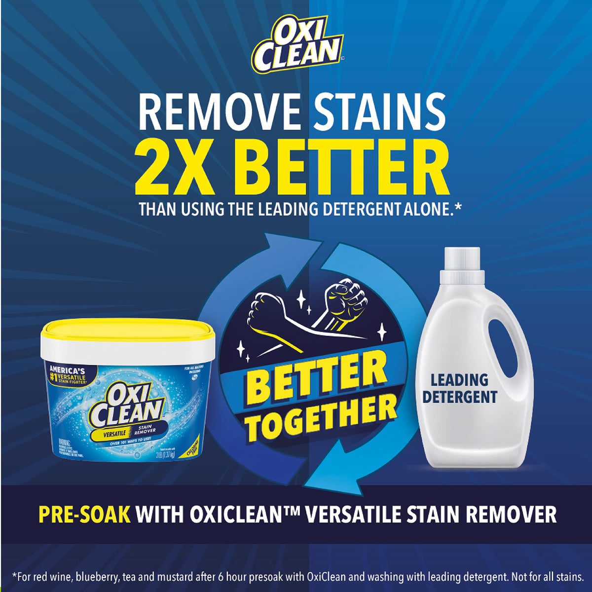 OxiClean Versatile Stain Remover Free, 3 lbs.