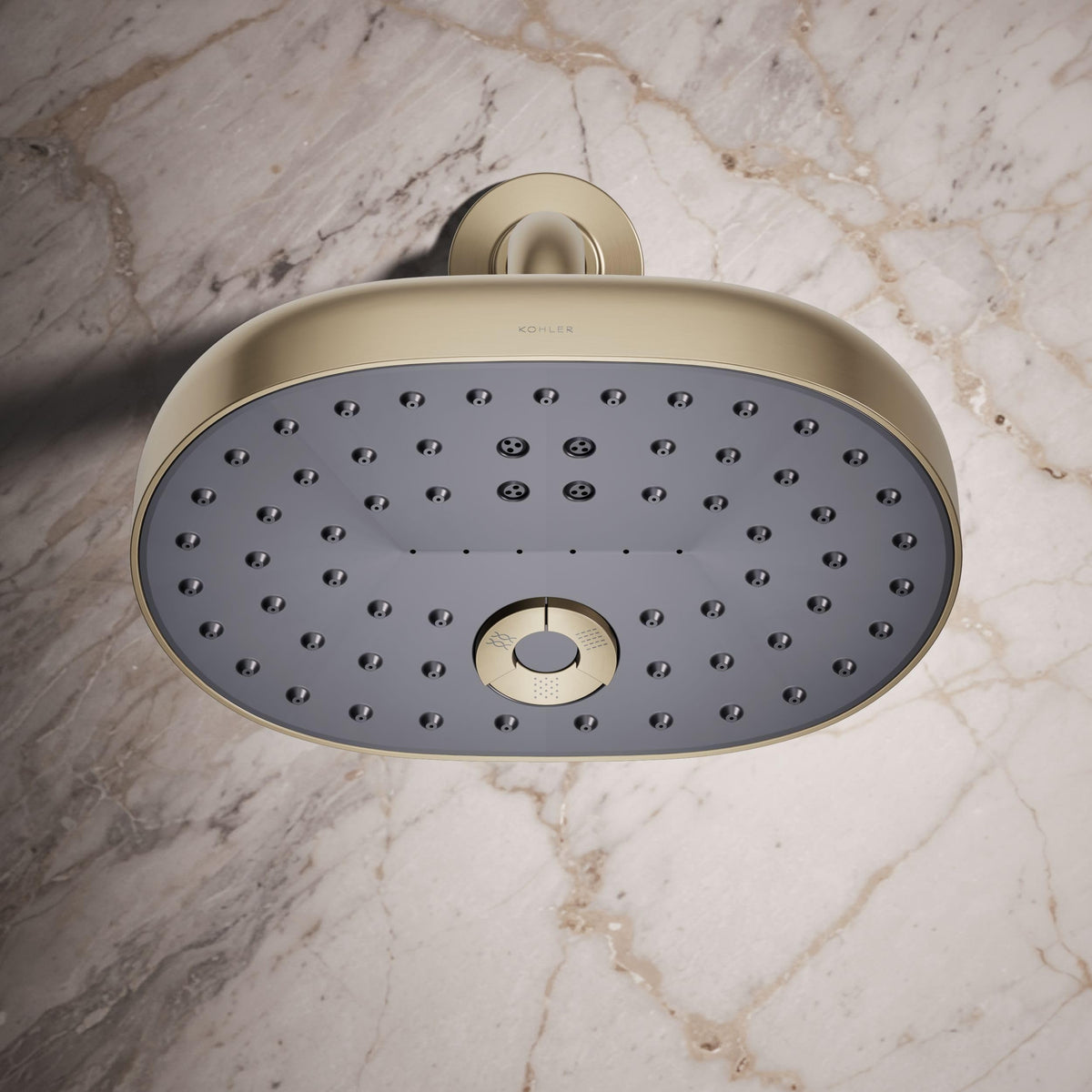 Kohler 26290-BV Statement® Three-function showerhead, 2.5 gpm, Vibrant Brushed Bronze
