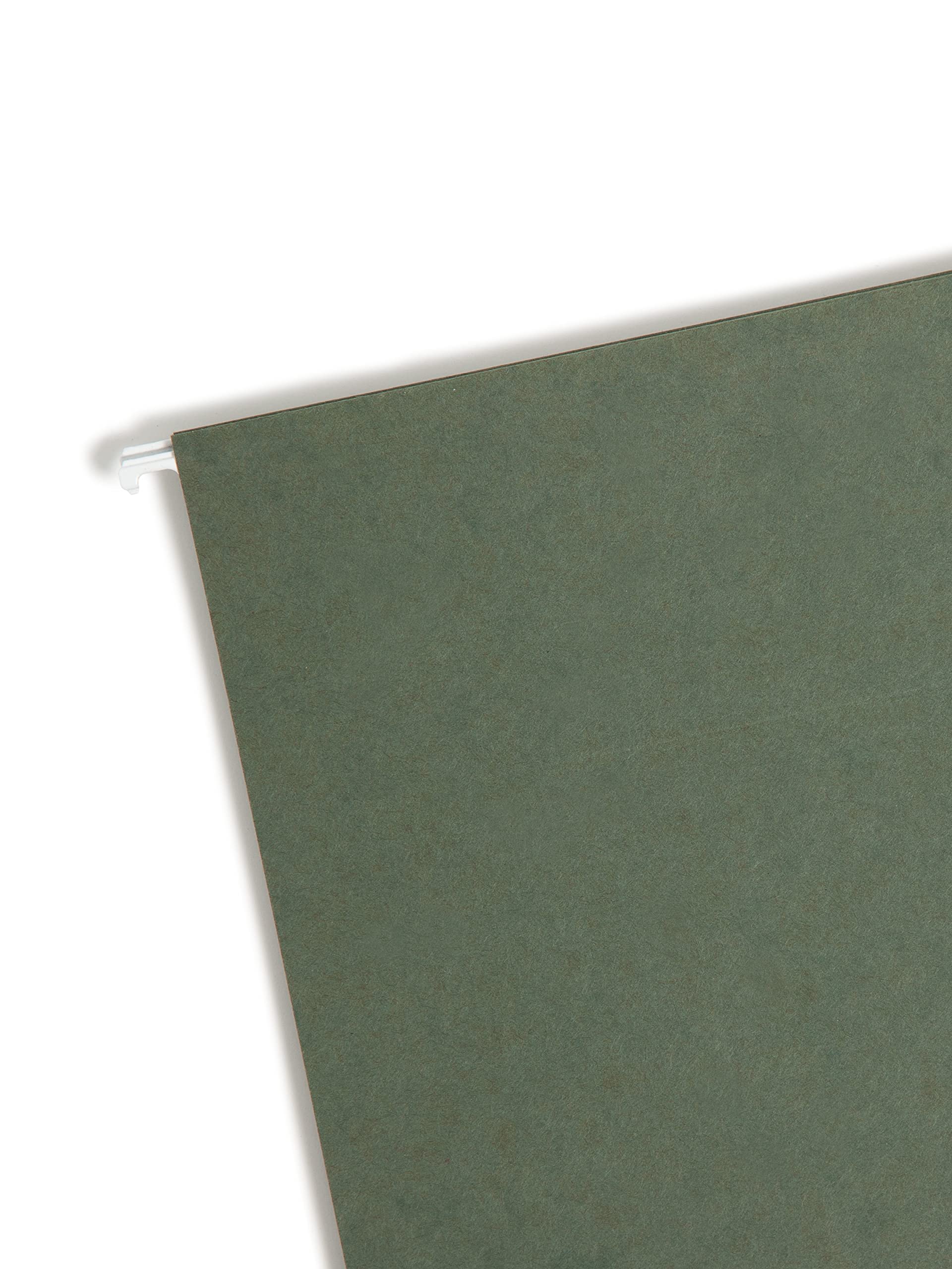 Smead Box Bottom Hanging File Folder, 1" Expansion, Legal Size, Standard Green, 25 per Box (64339)
