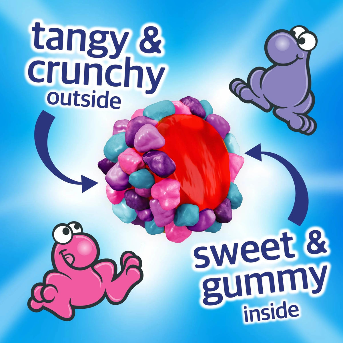 Nerds Gummy Clusters Candy, Very Berry, 3 Ounce (Pack of 12)