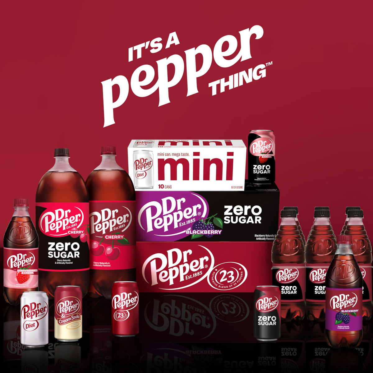 Diet Dr Pepper Soda, 12 fl oz cans, 12 pack