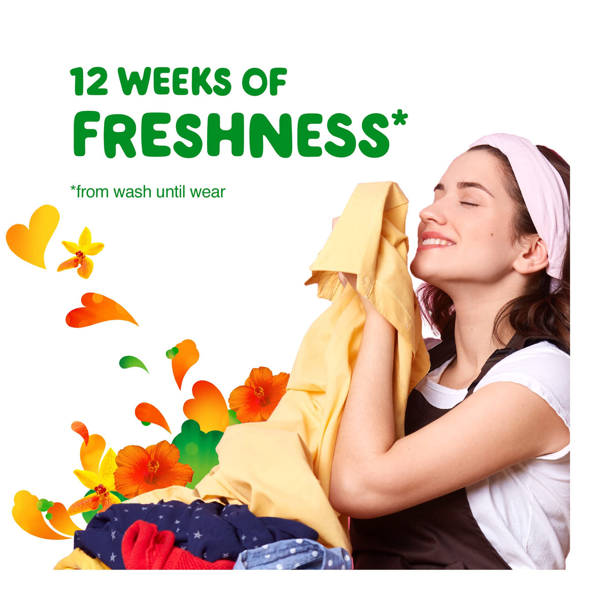 Gain Fireworks Laundry Scent Booster Beads for Washer, Island Fresh, 10 oz, 4 Count