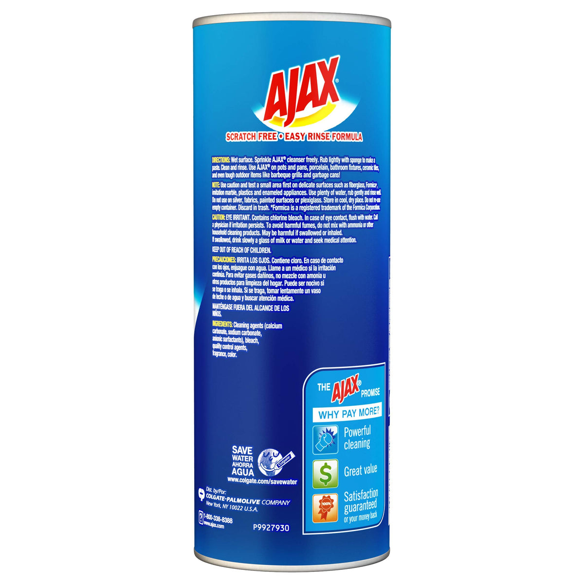 Ajax All-Purpose Powder Cleaner With Bleach 21 oz