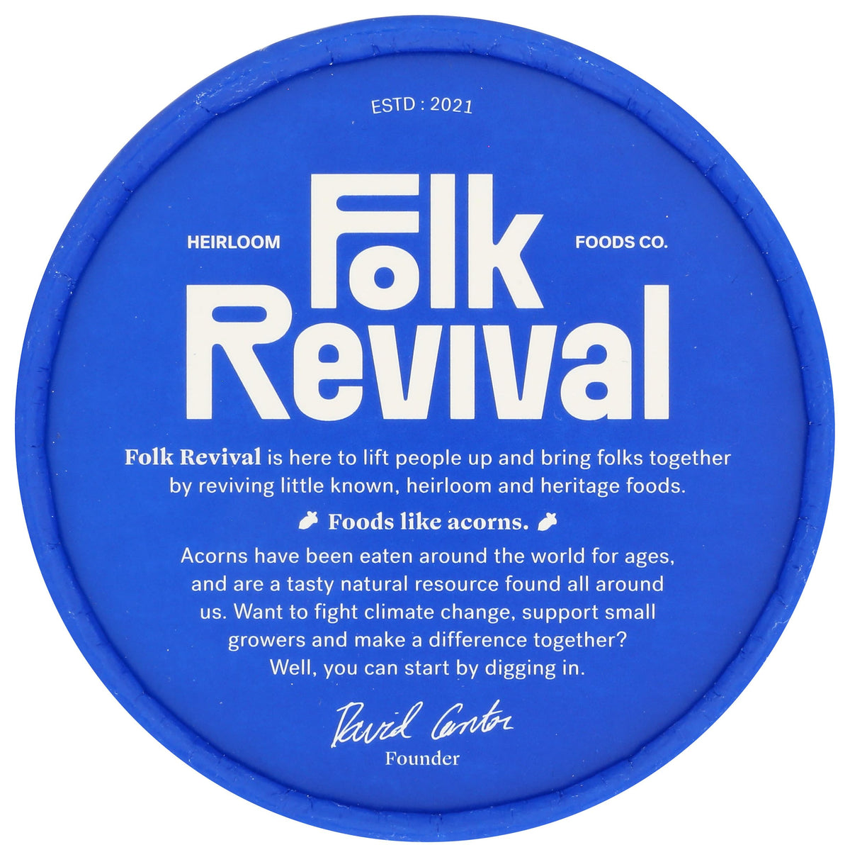 Folk Revival Maple Walnut Cereal Cup, 1.94 Oz