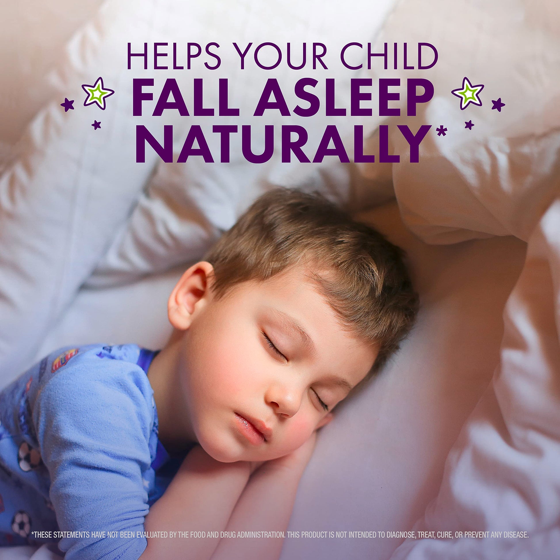 VICKS PURE Zzzs Kidz, Melatonin Sleep Aid Gummies for Kids and Children, Helps Your Child Fall Asleep Naturally, Low Dose Melatonin, 48 Gummies