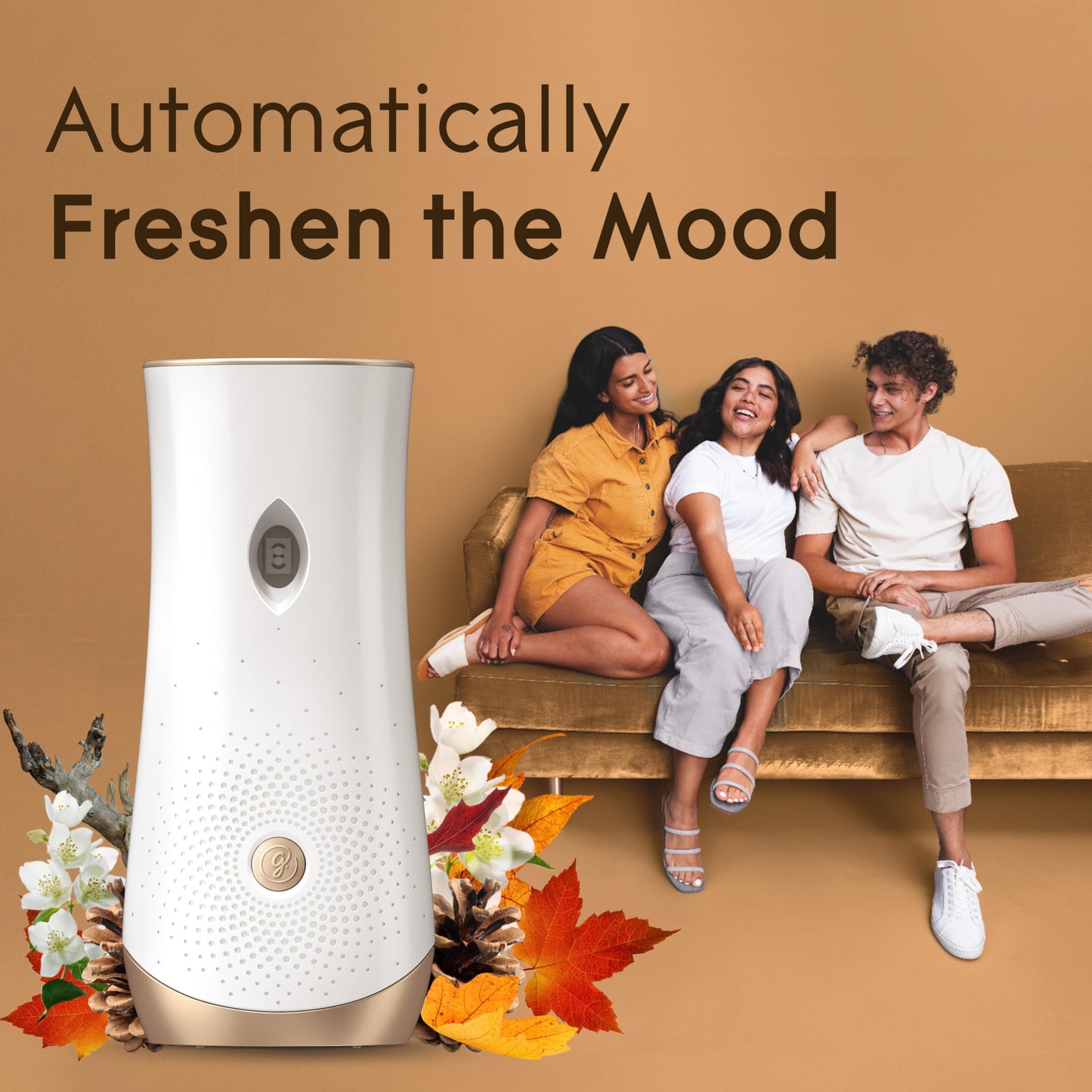 Glade Automatic Spray Refill, Air Freshener for Home and Bathroom, Cashmere Woods, 6.2 Oz
