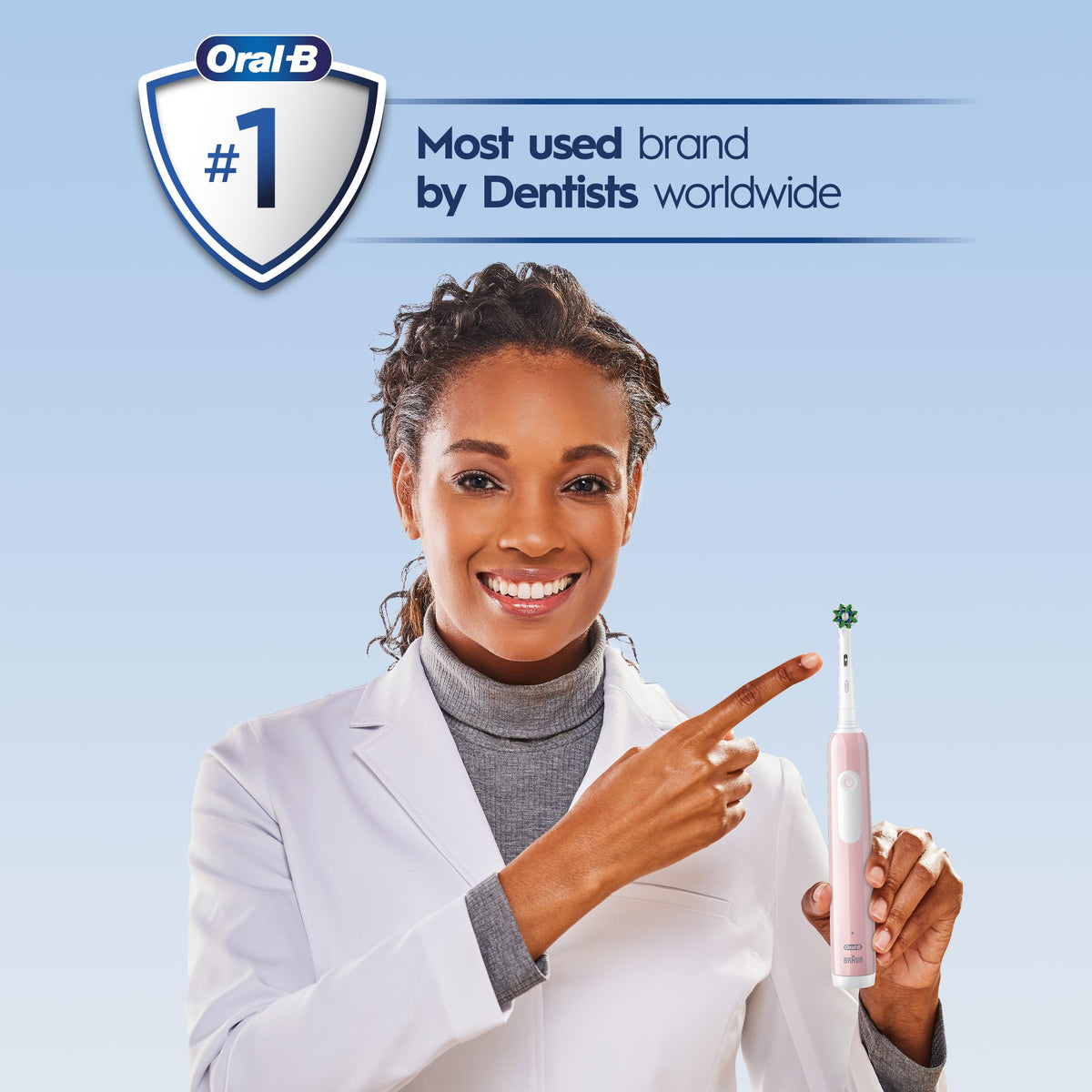Oral-B Pro 1000 Rechargeable Electric Toothbrush, Pink