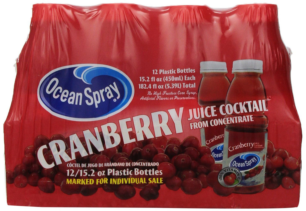 Ocean Spray Cranberry Juice - 12/15.2 oz.
