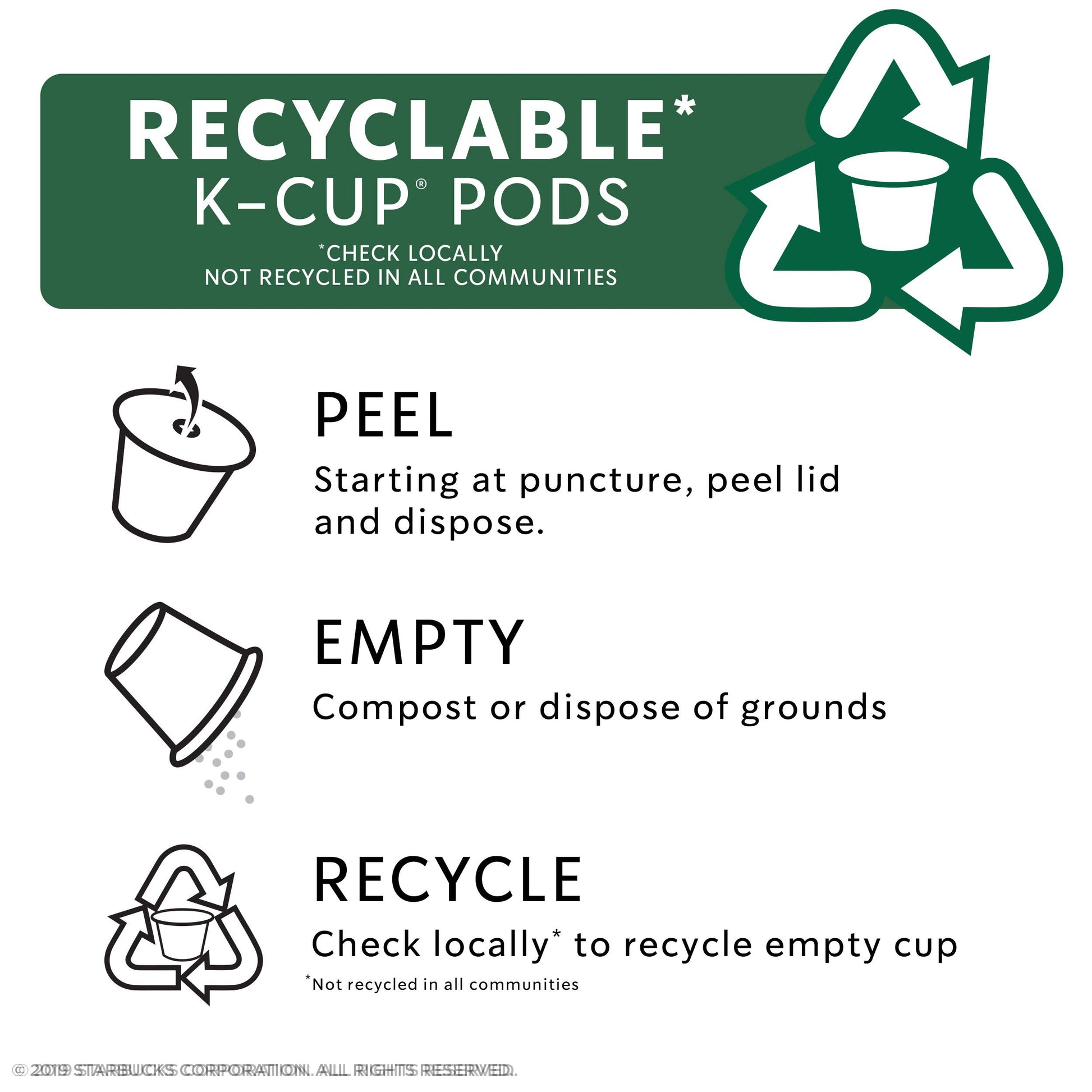Starbucks Dark Roast K-Cup Coffee Pods with 2X Caffeine, for Keurig Brewers, 4 boxes (48 pods total)