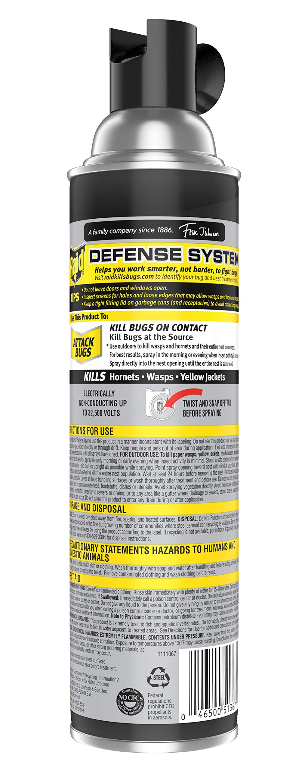 Raid Wasp and Hornet Killer Variation (17.5 Ounce (Pack of 6))
