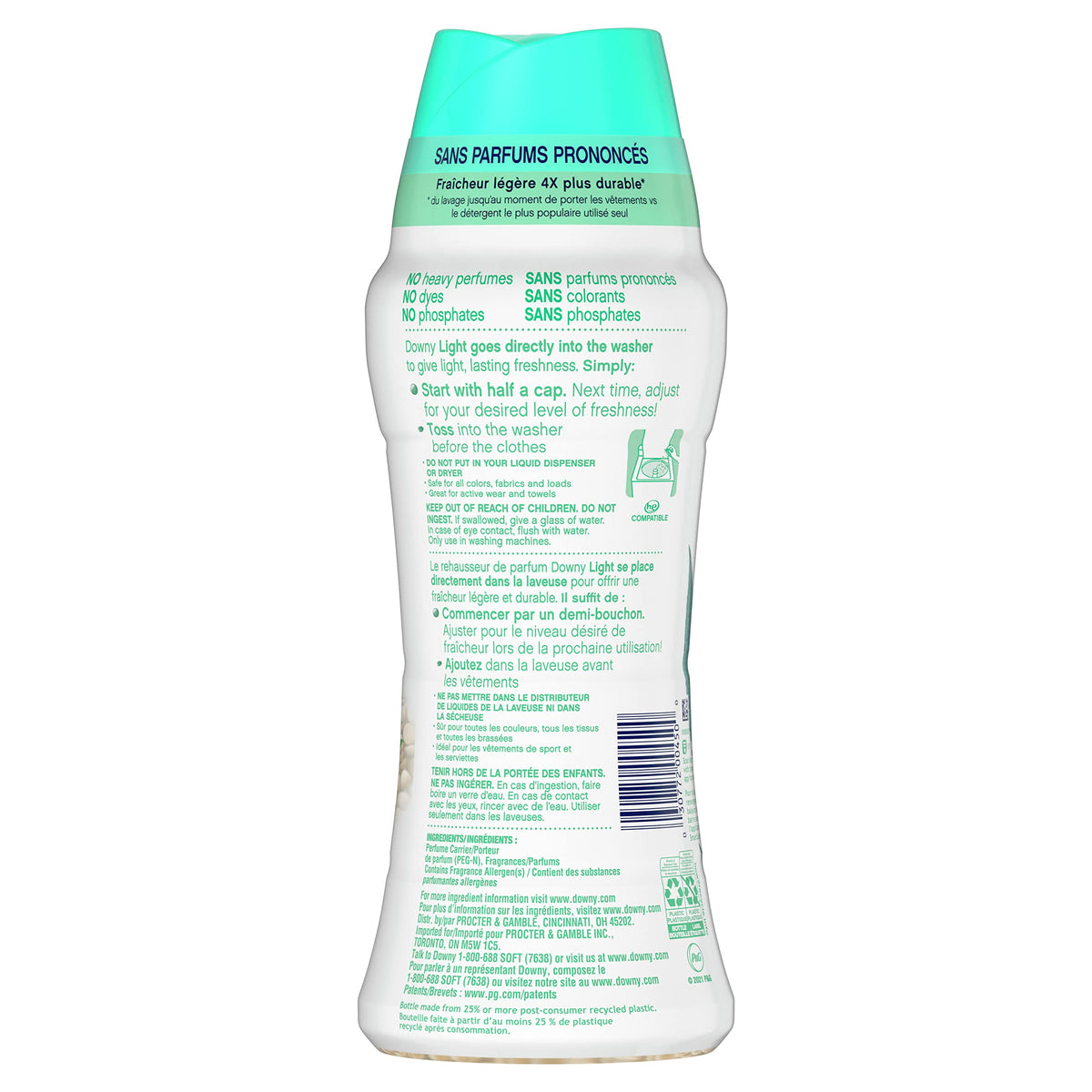 b'Downy Light Laundry Scent Booster Beads Woodland Rain - 420 Grams (No Heavy Perfumes)'