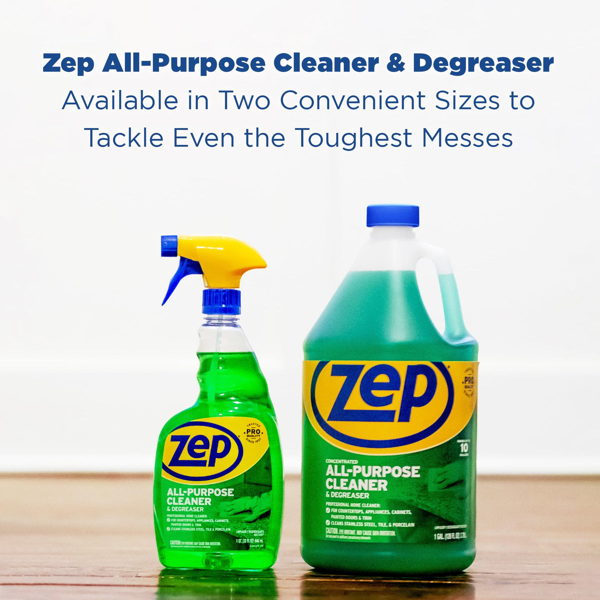 Zep ZUALL32CT All-Purpose Cleaner/Degreaser, Green, Pack of 12
