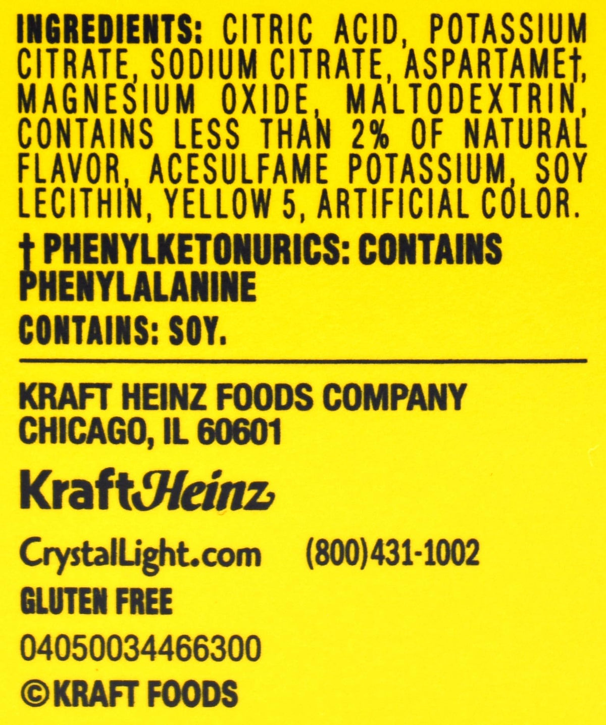 Crystal Light Lemonade Drink Mix (24 Pitcher Packets, 4 Canisters of 6)