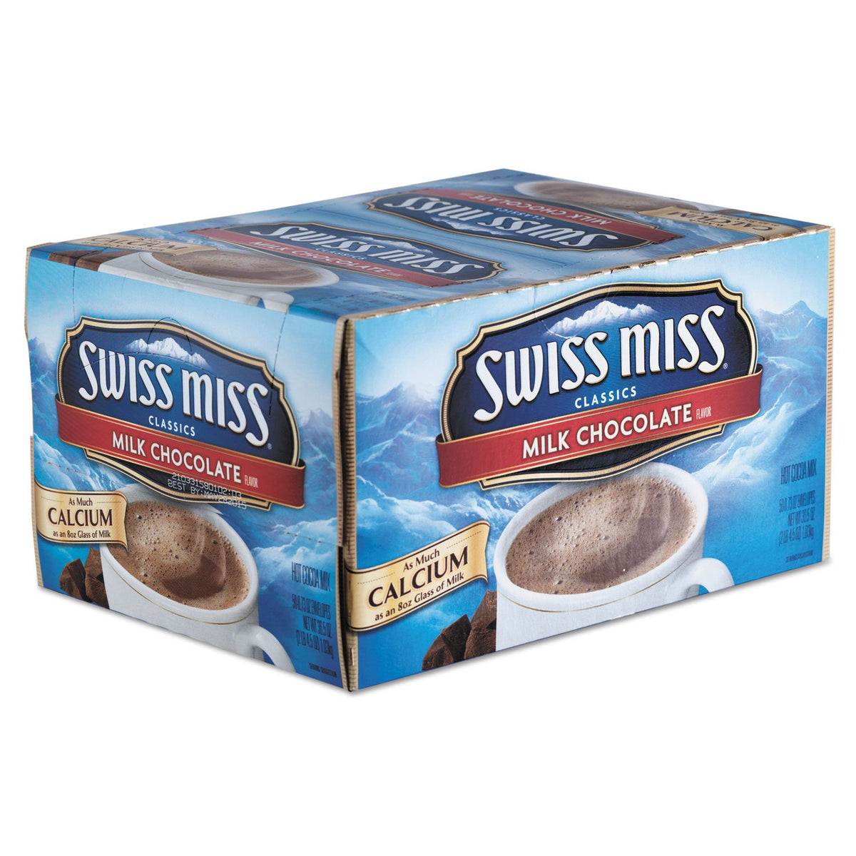 Hot Cocoa Mix, Regular, 0.73 oz. Packets, 50 Packets/Box