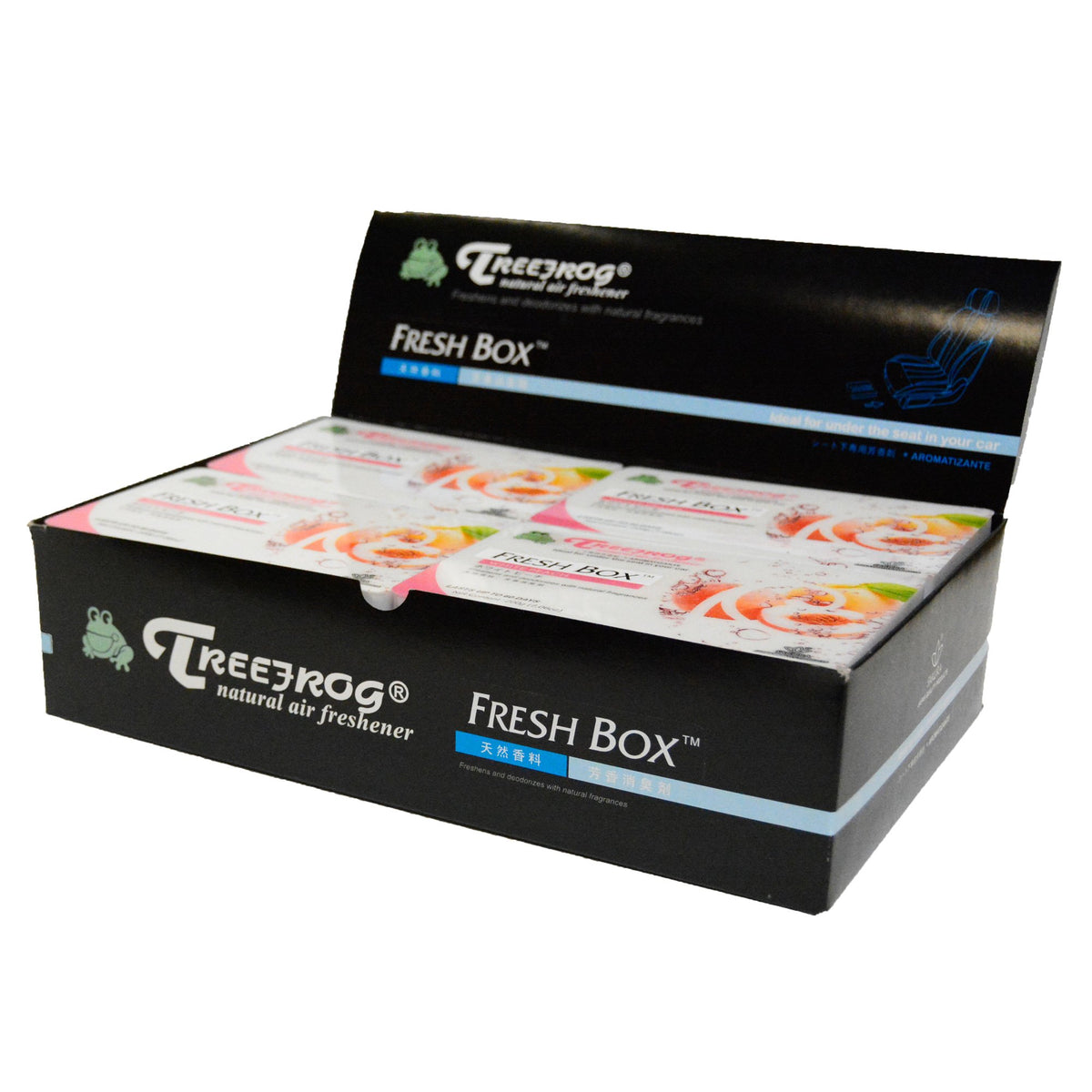 Treefrog Natural Air Freshener, White Peach Scent