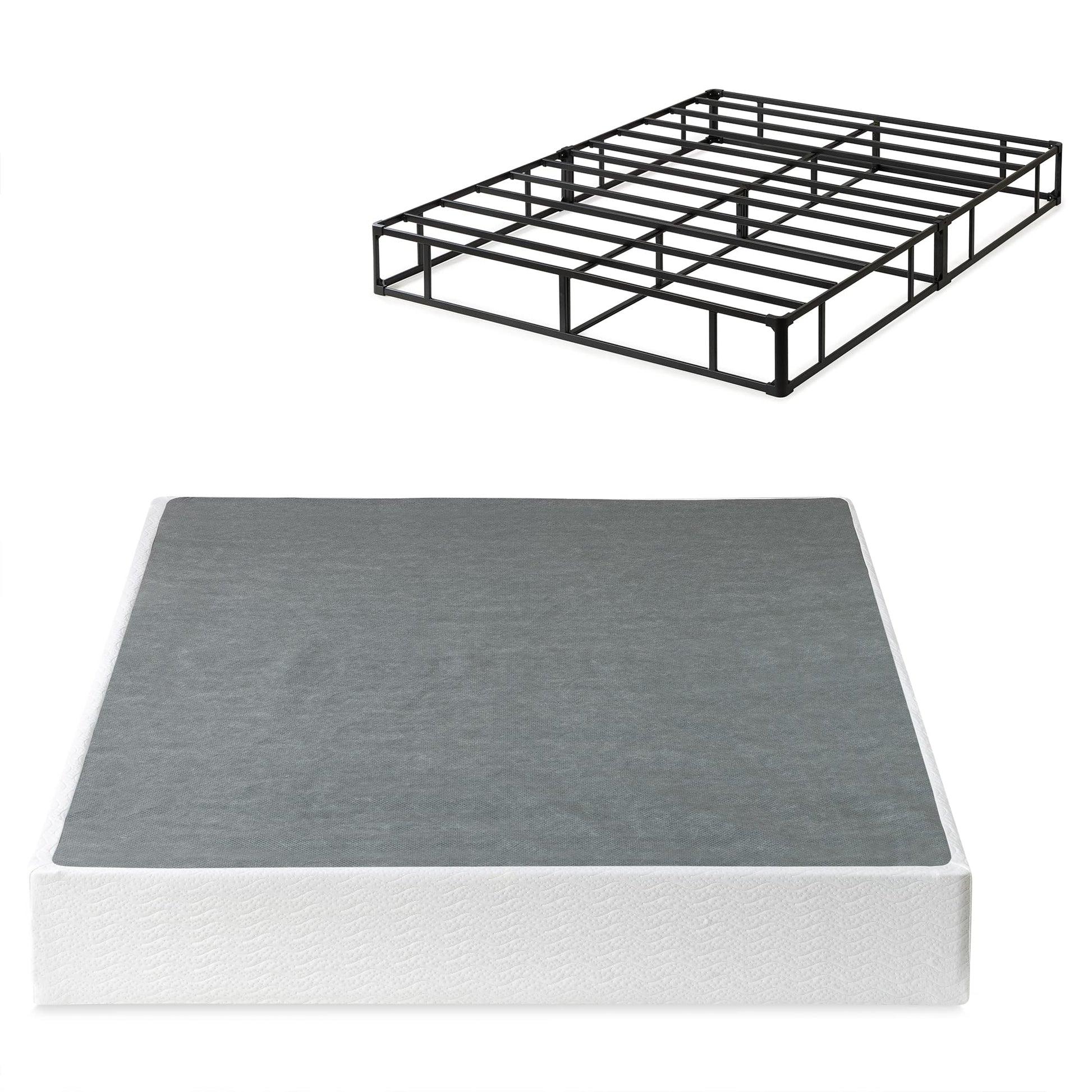 ZINUS 9 Inch Metal Smart Box Spring with Quick Assembly, Mattress Foundation, Strong Metal Frame, Easy Assembly, California King