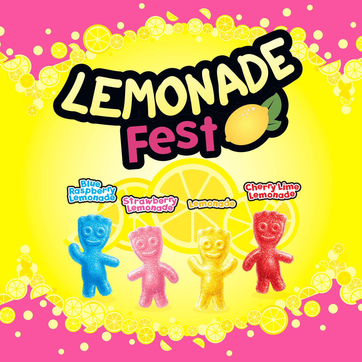 SOUR PATCH KIDS Lemonade Fest Soft & Chewy Candy, 8.02 oz