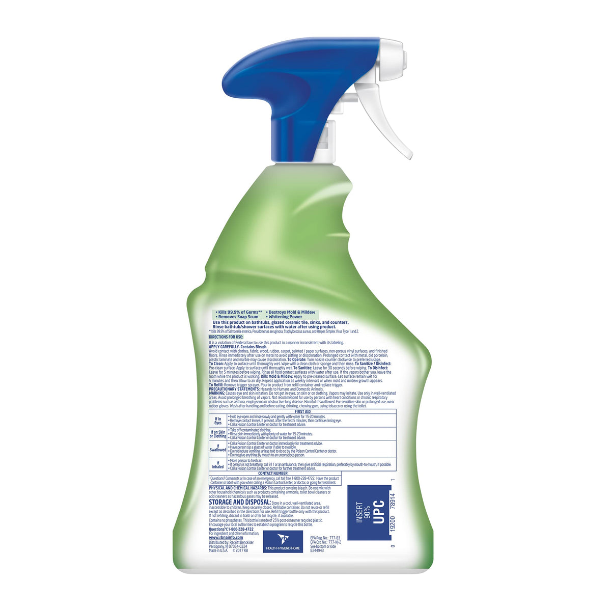Lysol All Purpose Cleaner with Bleach, 32 Ounce (Pack of 2)