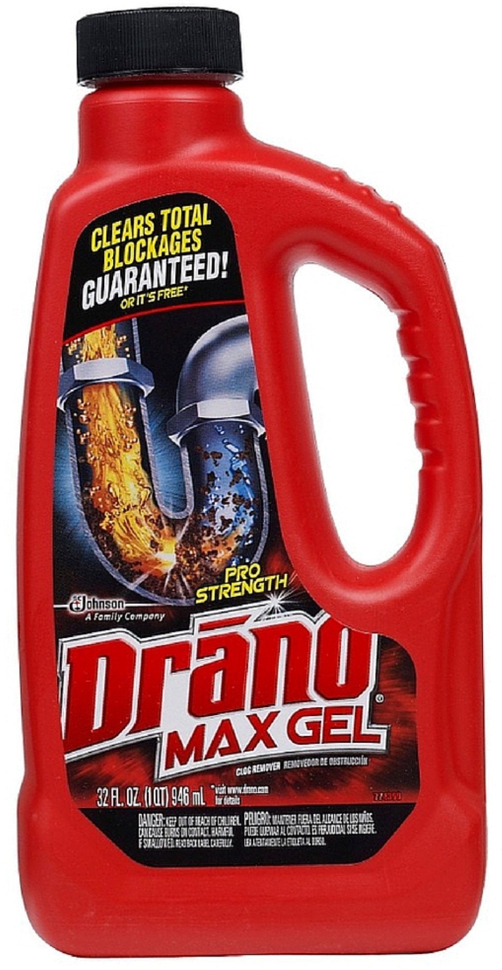Drano Max Gel Clog Remover 32 Oz - Pack of 3