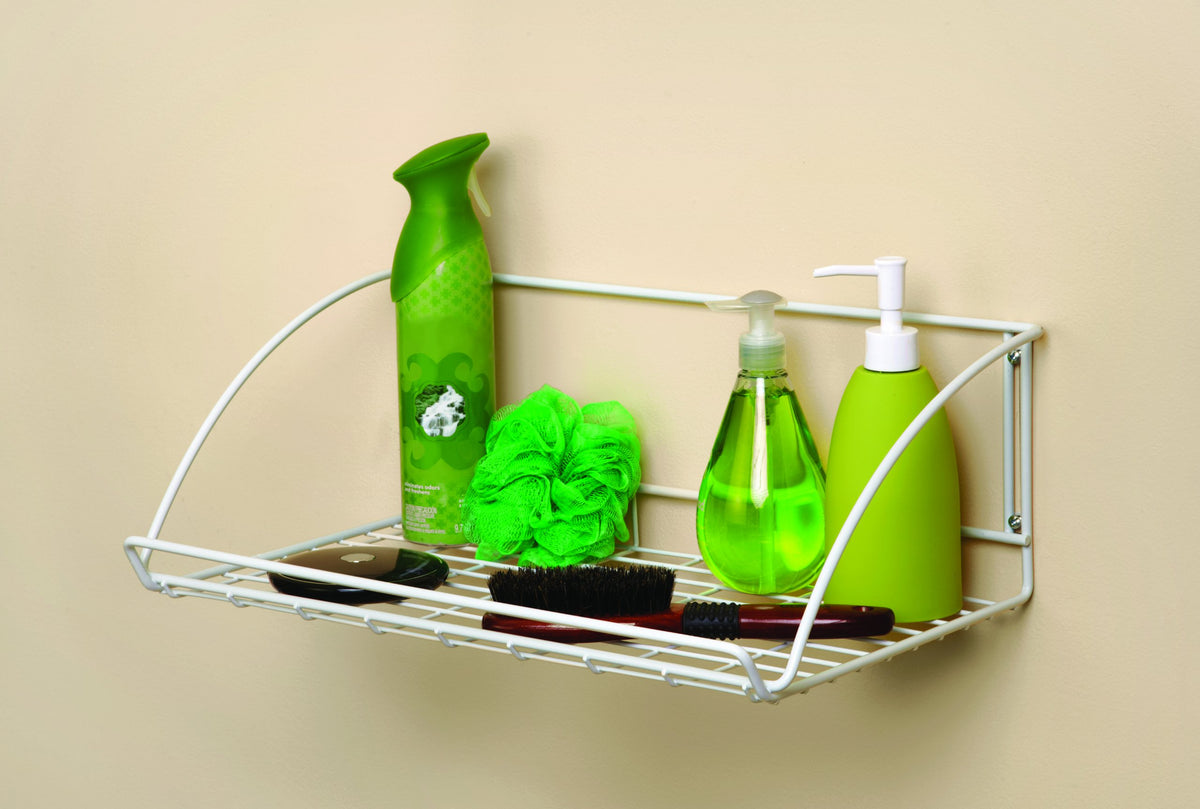 ClosetMaid 8278 18-Inch Wide Laundry Utility Hanger Shelf , White