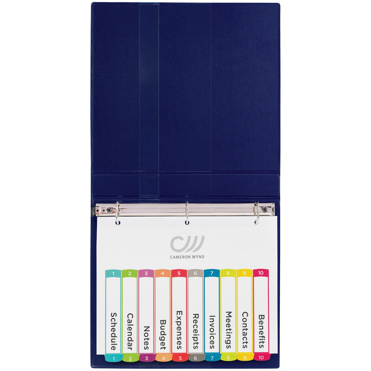 Avery 10 Tab Dividers for 3 Ring Binders, Customizable Table of Contents, Multicolor Tabs, 1 Set (11842)