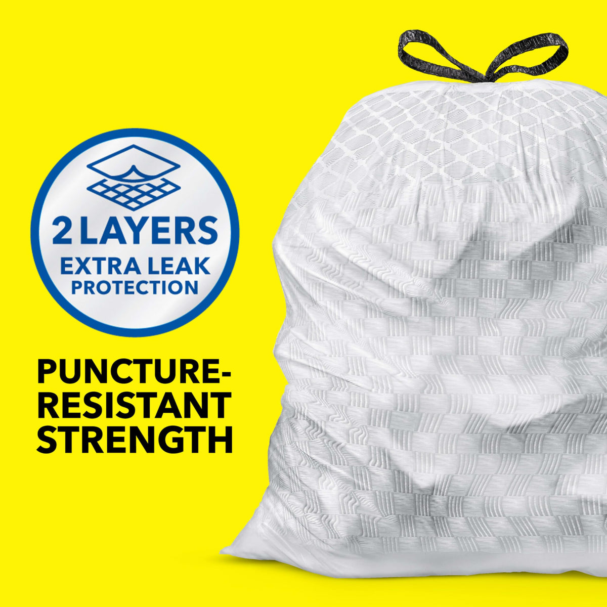 Glad ForceFlex Tall Kitchen Trash Bags, 13 Gallon, Gain Lavender, 40 Count (Package May Vary)