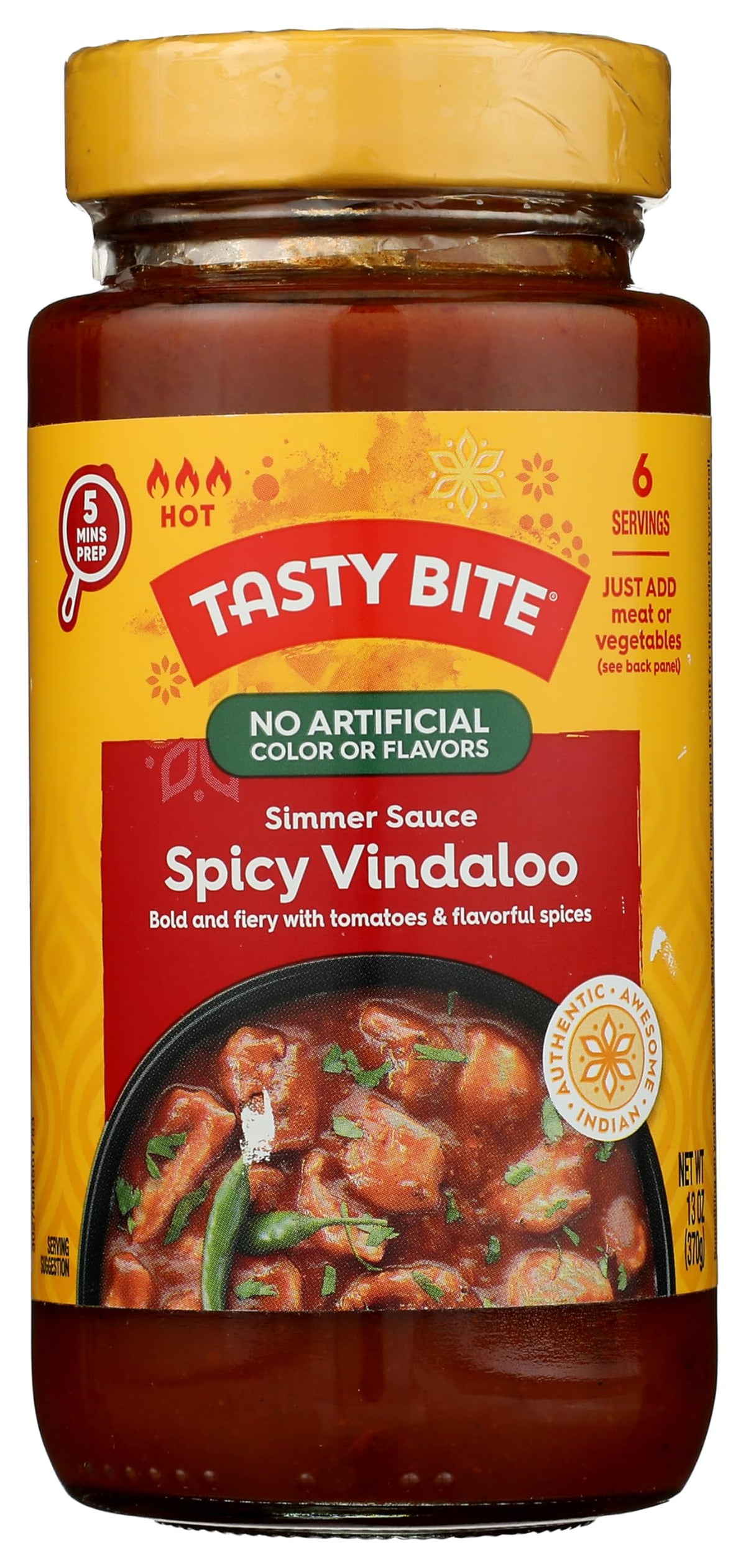 Tastybite Spicy Vindaloo Simmer Sauce, 13 Oz