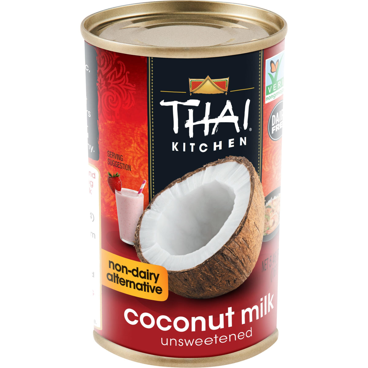 Thai Kitchen Unsweetened Coconut Milk, 5.46 fl oz (Pack of 24)