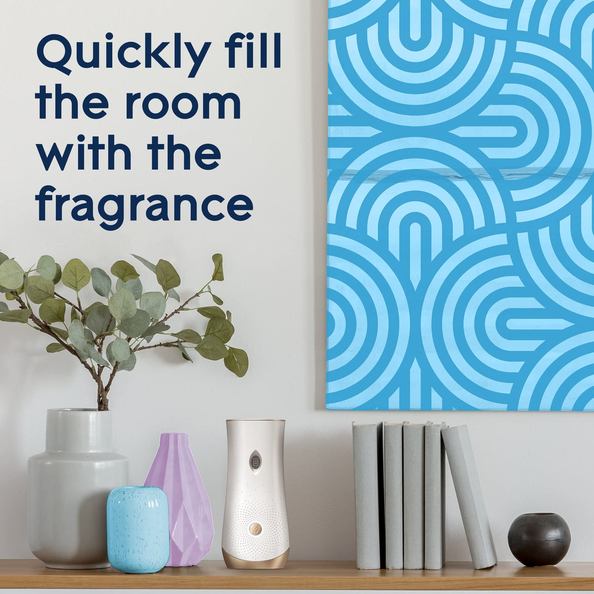 Glade Automatic Spray Refill and Holder Kit, Air Freshener for Home and Bathroom, Cotton Cloud Dream, 6.2 Oz