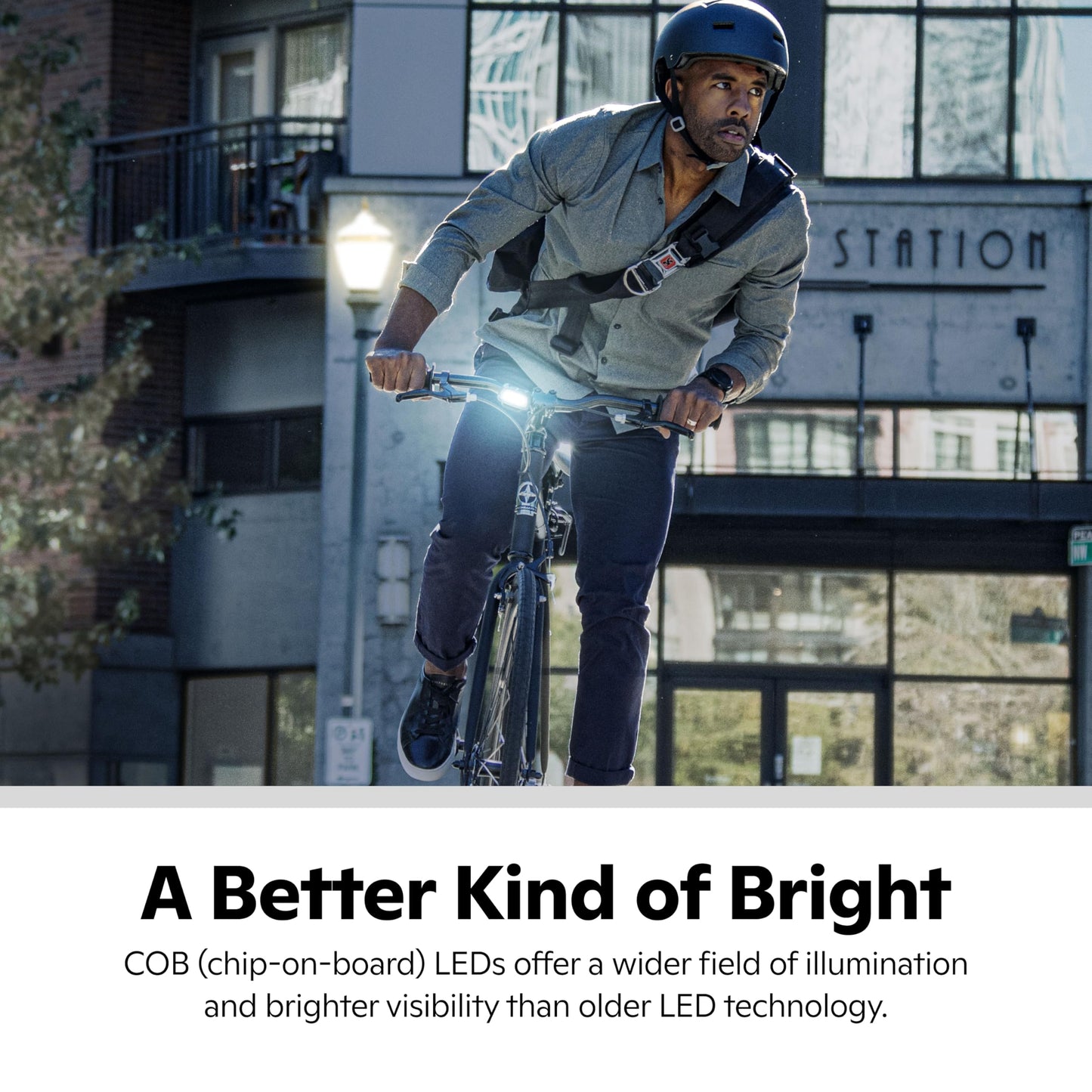 Schwinn LED Quick Wrap Bike Lights Set, Battery Powered Front Headlight and Rear/Back Tail Lights, Tool-Free Stretch-and-Hook Strap, 40 Lumen COB Wrap Light Set, Black