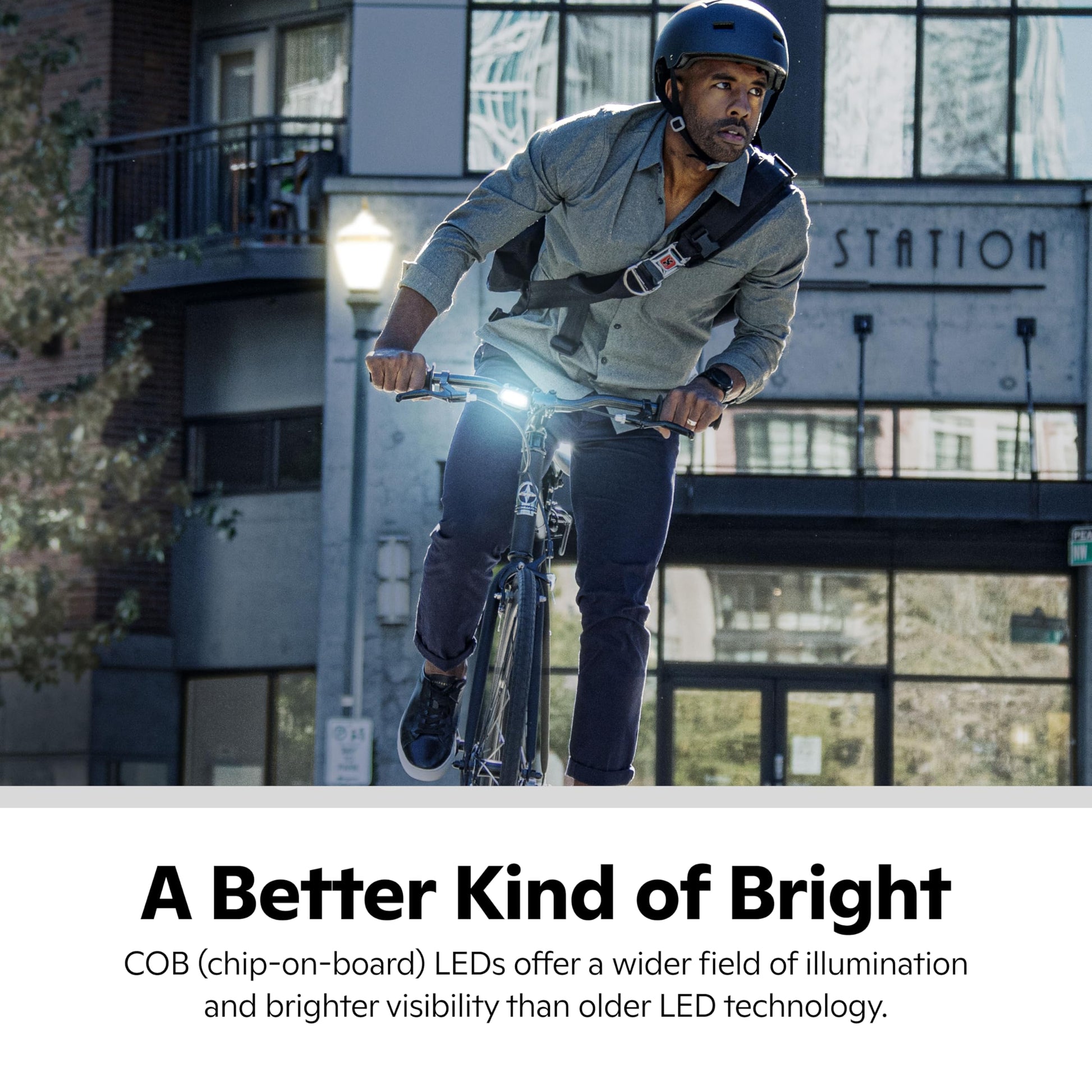 Schwinn LED Quick Wrap Bike Lights Set, Battery Powered Front Headlight and Rear/Back Tail Lights, Tool-Free Stretch-and-Hook Strap, 40 Lumen COB Wrap Light Set, Black
