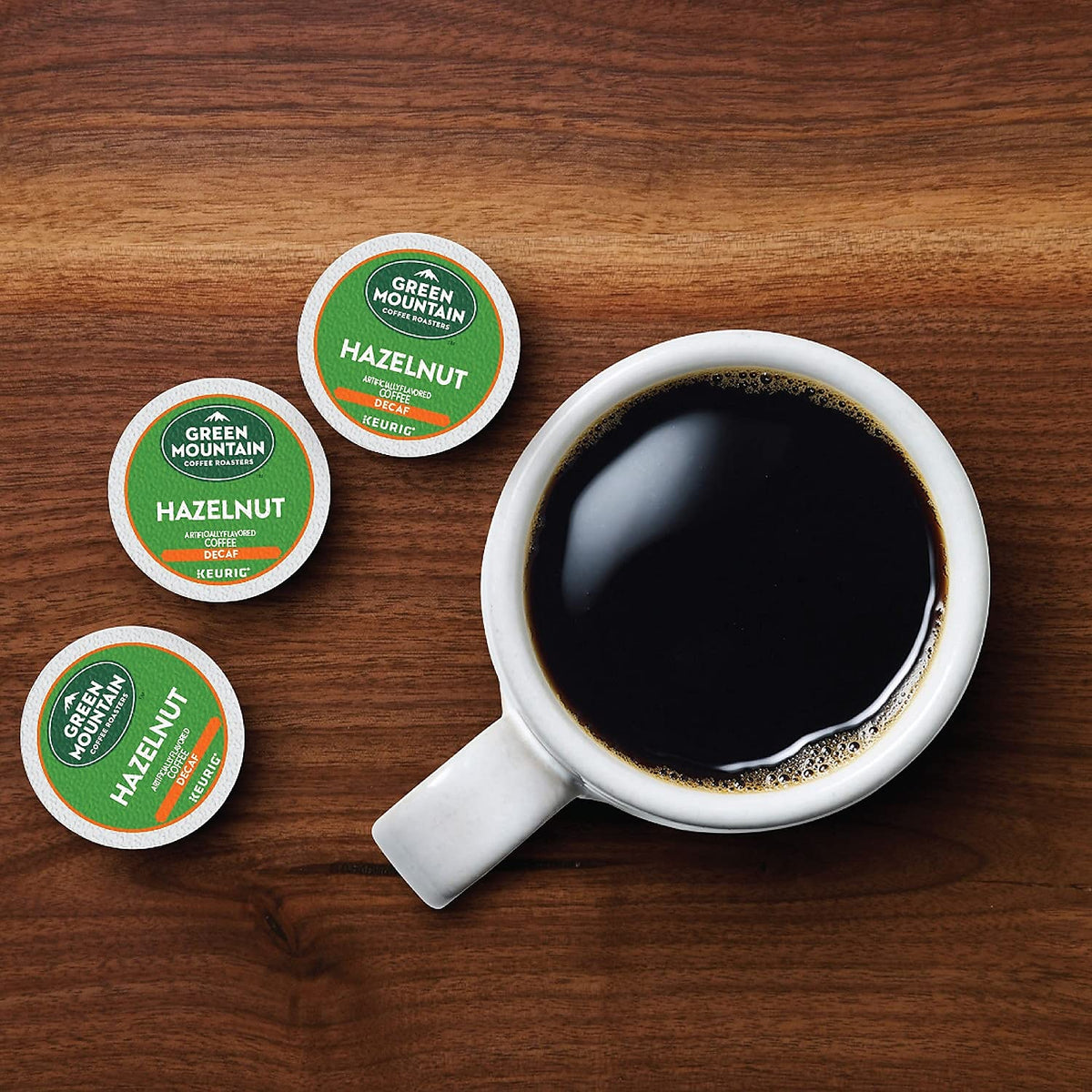 Green Mountain Coffee Hazelnut Decaf, Light Roasted, K-Cup Portion Pack for Keurig K-Cup Brewers, 24-Count