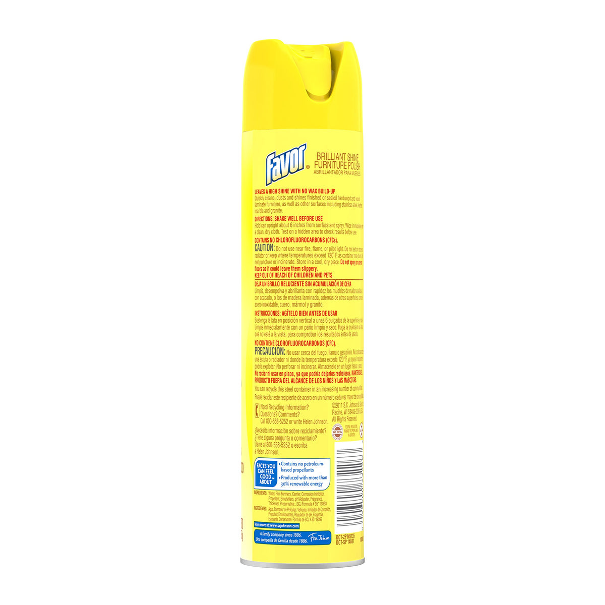 Pledge Favor Aerosol, 9.7 Ounce (Pack of 6)