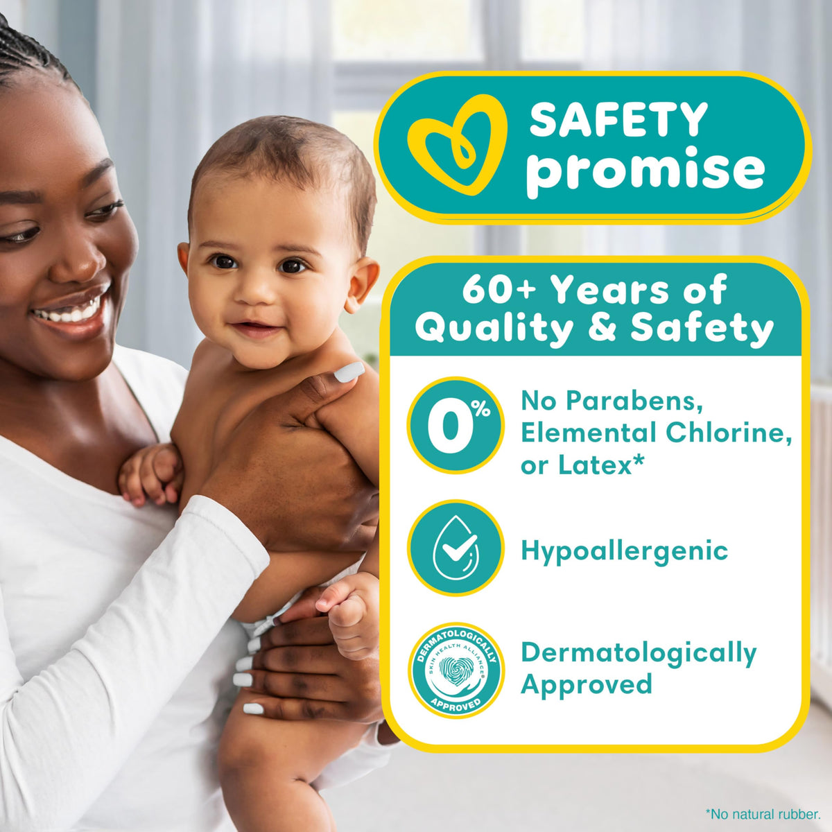 Pampers Diapers - Baby Dry - Size 0, 104 Count, Absorbent Disposable Newbort Diaper (Packaging May Vary)