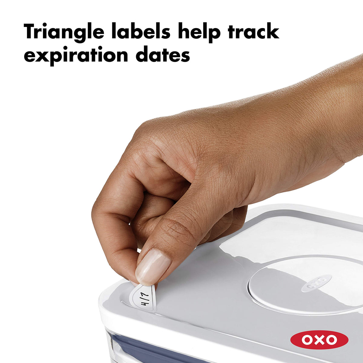 OXO Good Grips POP Container Removable Labels,White