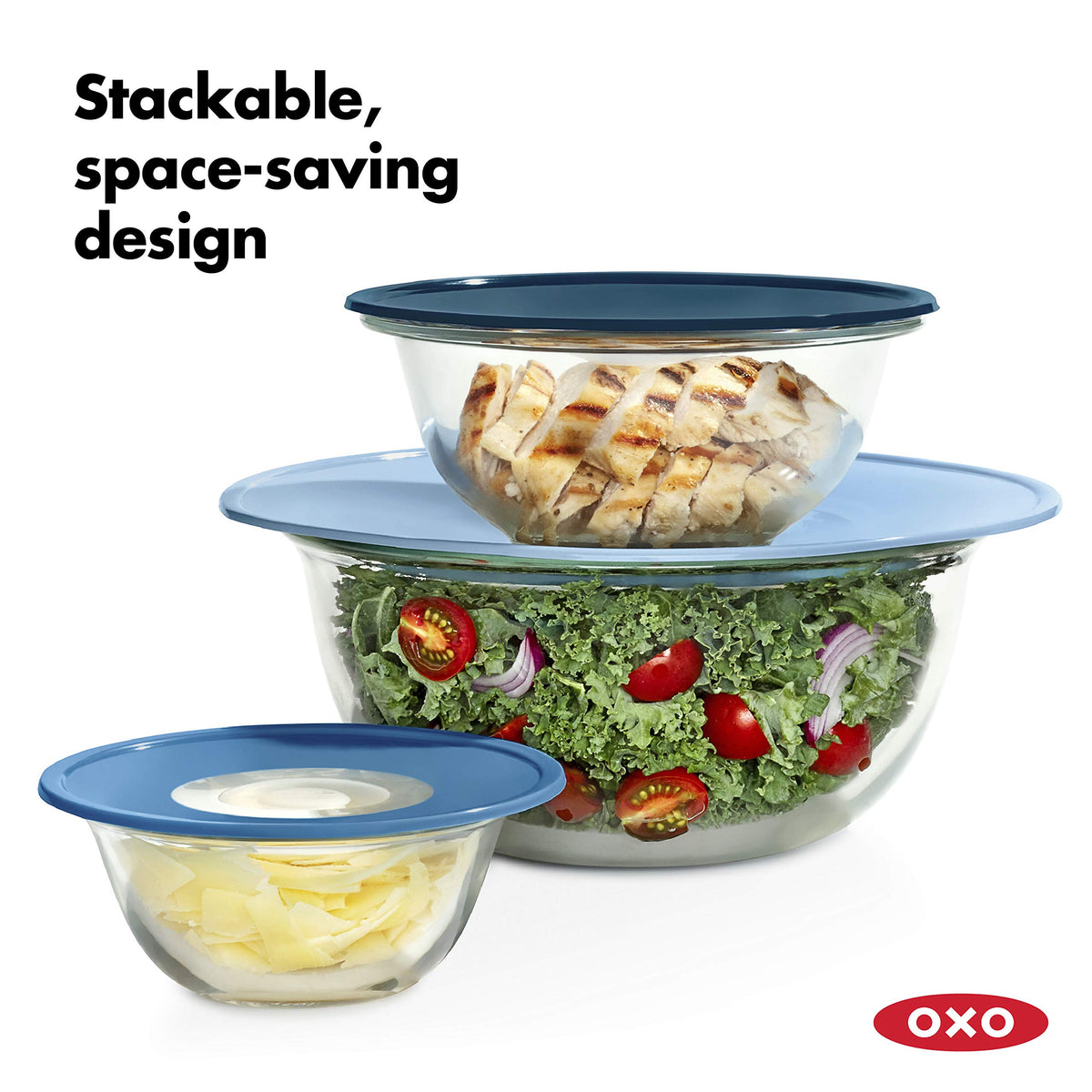 OXO Good Grips Large 11" Reusable Lid - Blue
