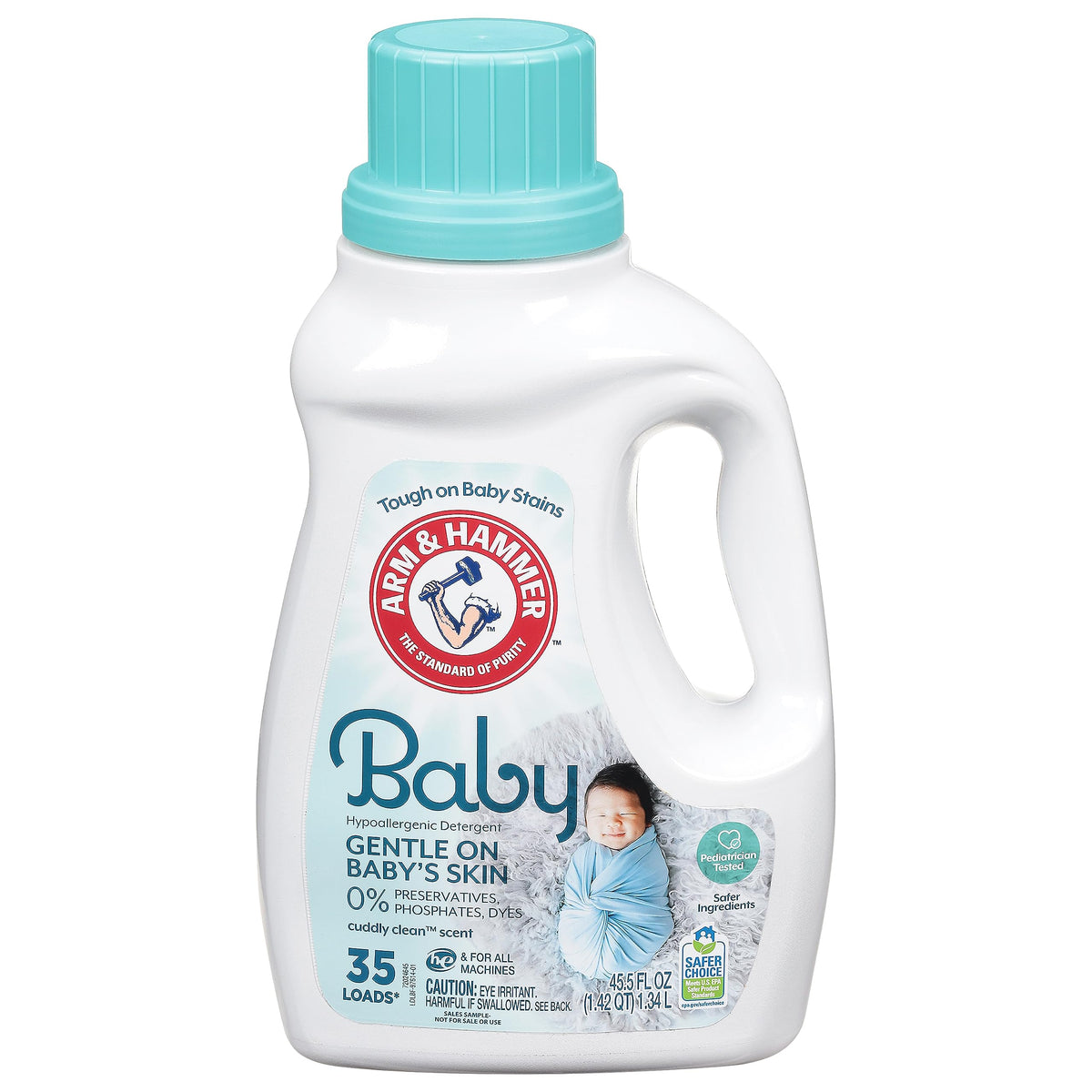 Arm & Hammer, Baby Hypoallergenic Cuddly Clean Scent Detergent, 45.5 Ounce
