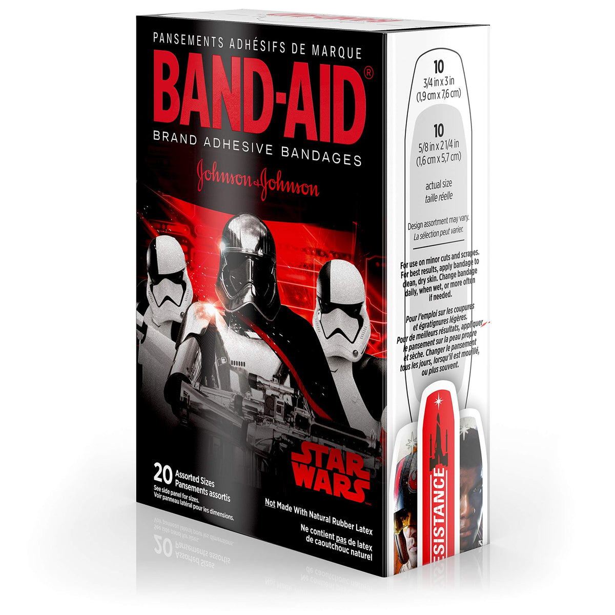 Band-Aid Star Wars Assorted Adhesive Bandages, 20 Count