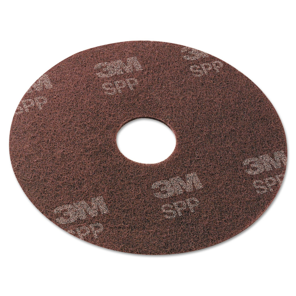 3M SPP17 Surface Preparation Pad, 17" Diameter, Maroon, 10/Carton