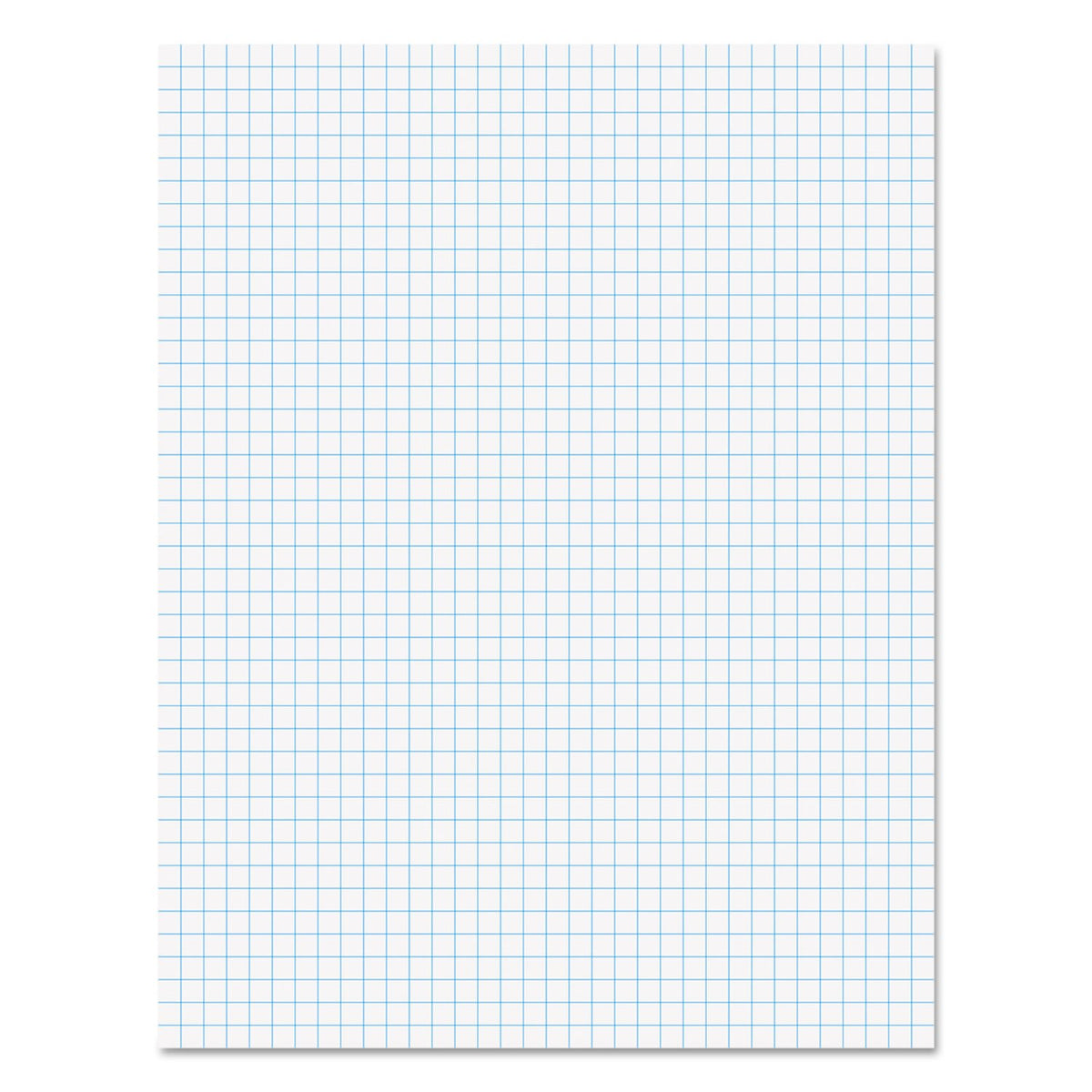 Ampad 8 1/2 x 11 Inches White Quad Pad, 4 Square Inch, 50 Sheets, 1 Each (22-030C)