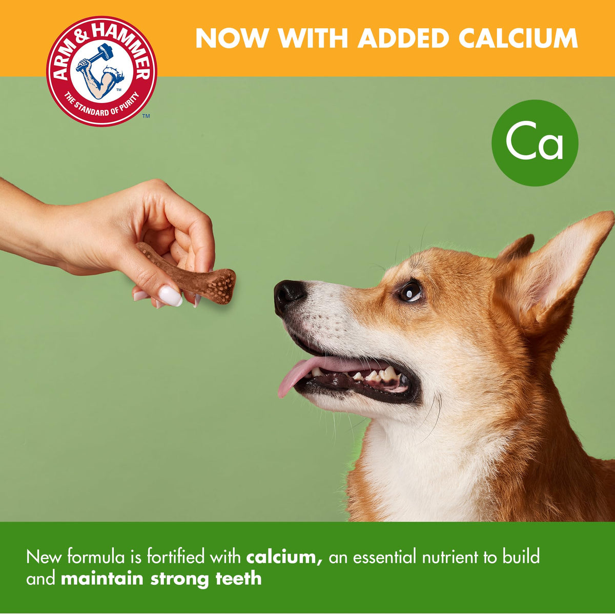 Arm & Hammer for Pets Nubbies Dental Treats for Dogs with Baking Soda and Calcium, Treat Chews Help Fight Bad Breath, Plaque & Tartar, Chicken, Value Bucket, 139 Pcs (Packaging may vary)