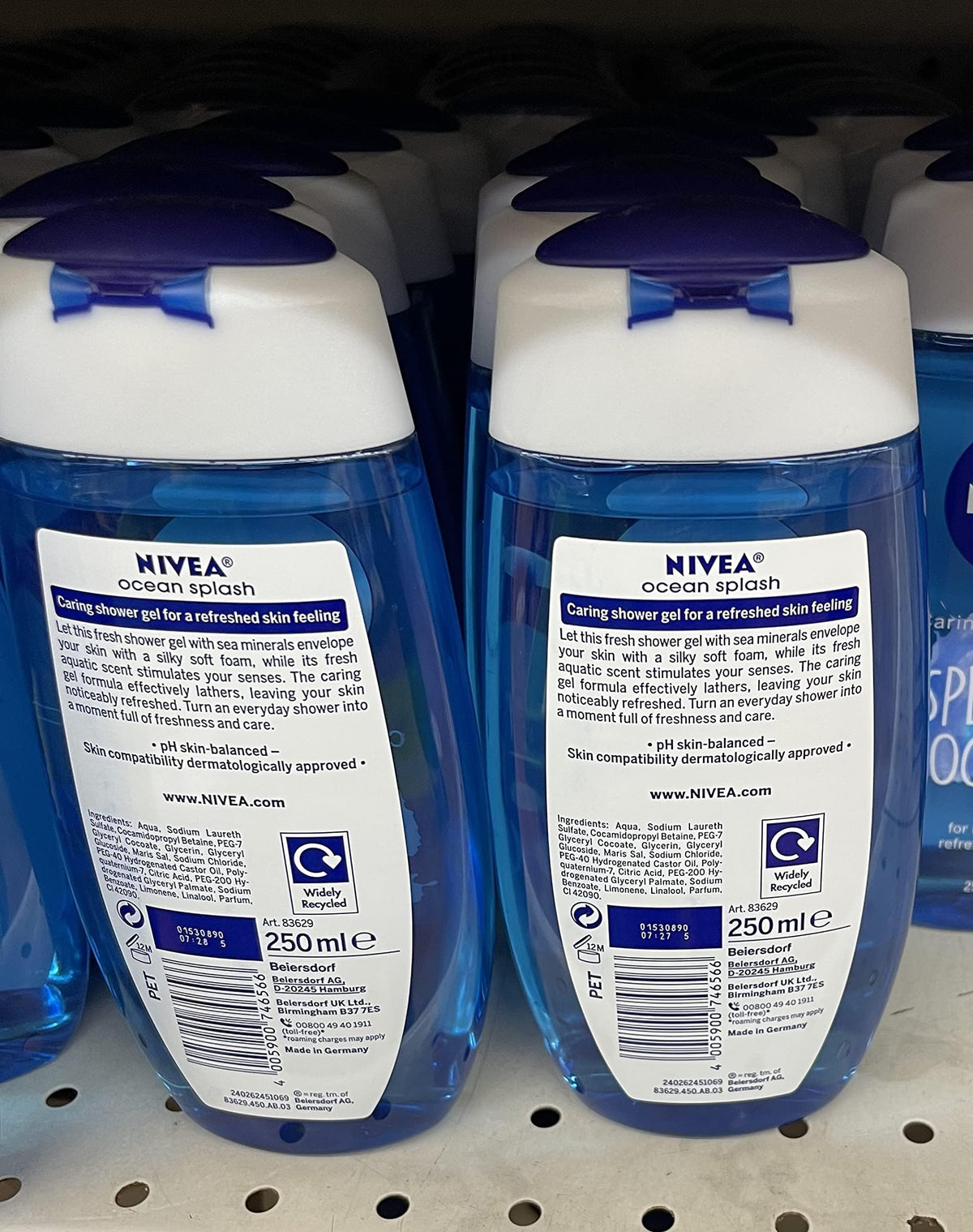 Nivea Shower Splashy Ocean
