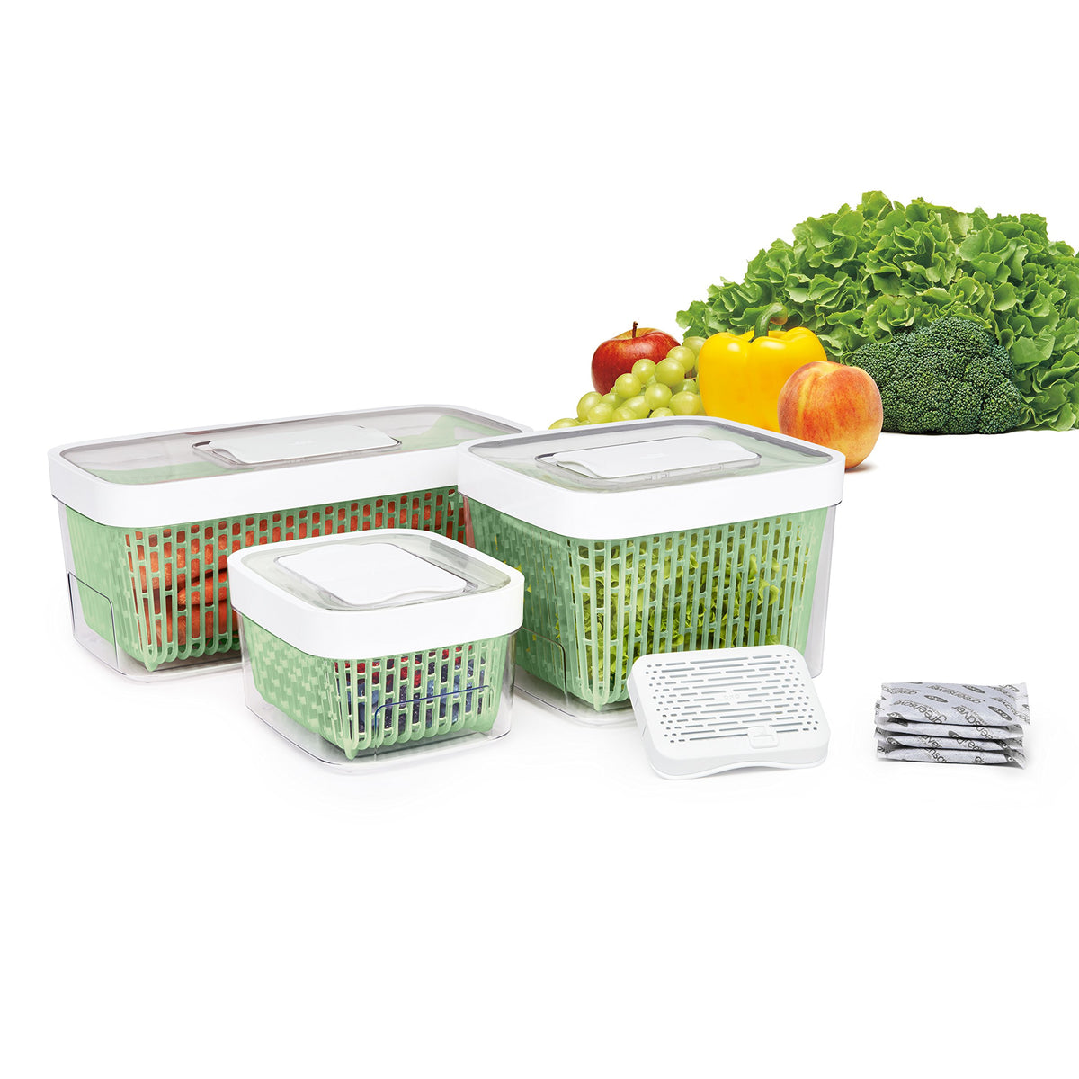 OXO, Good Grips Storage Container, White, 1.6 Quart