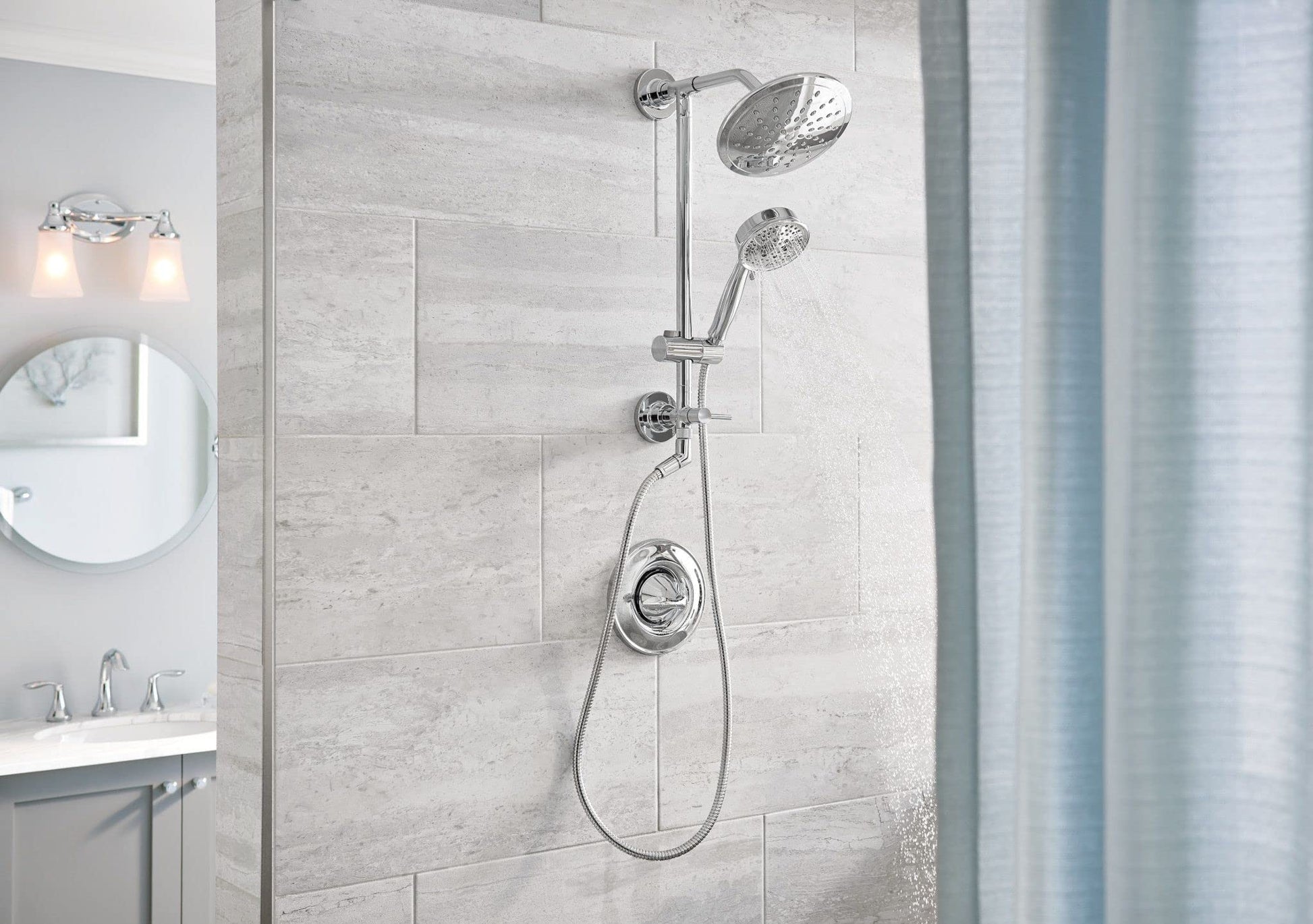 Moen Annex Chrome Shower Slidebar and Shower Hose System Trim, Valve Required, TS3661NH