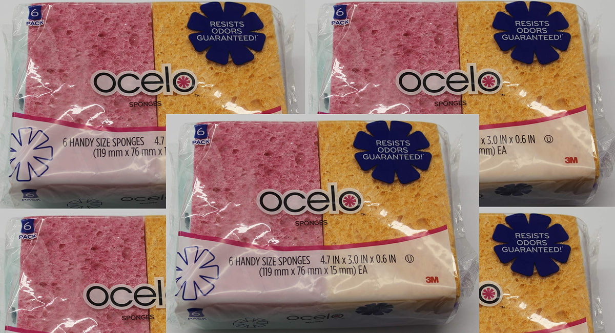 Scotch-Brite ocelo Sponge Multi-Color 30 Sponges