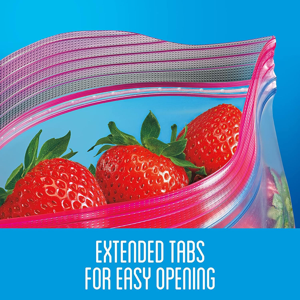 Ziploc Easy Open, Storage Quart 48 Count (Pack of 12)