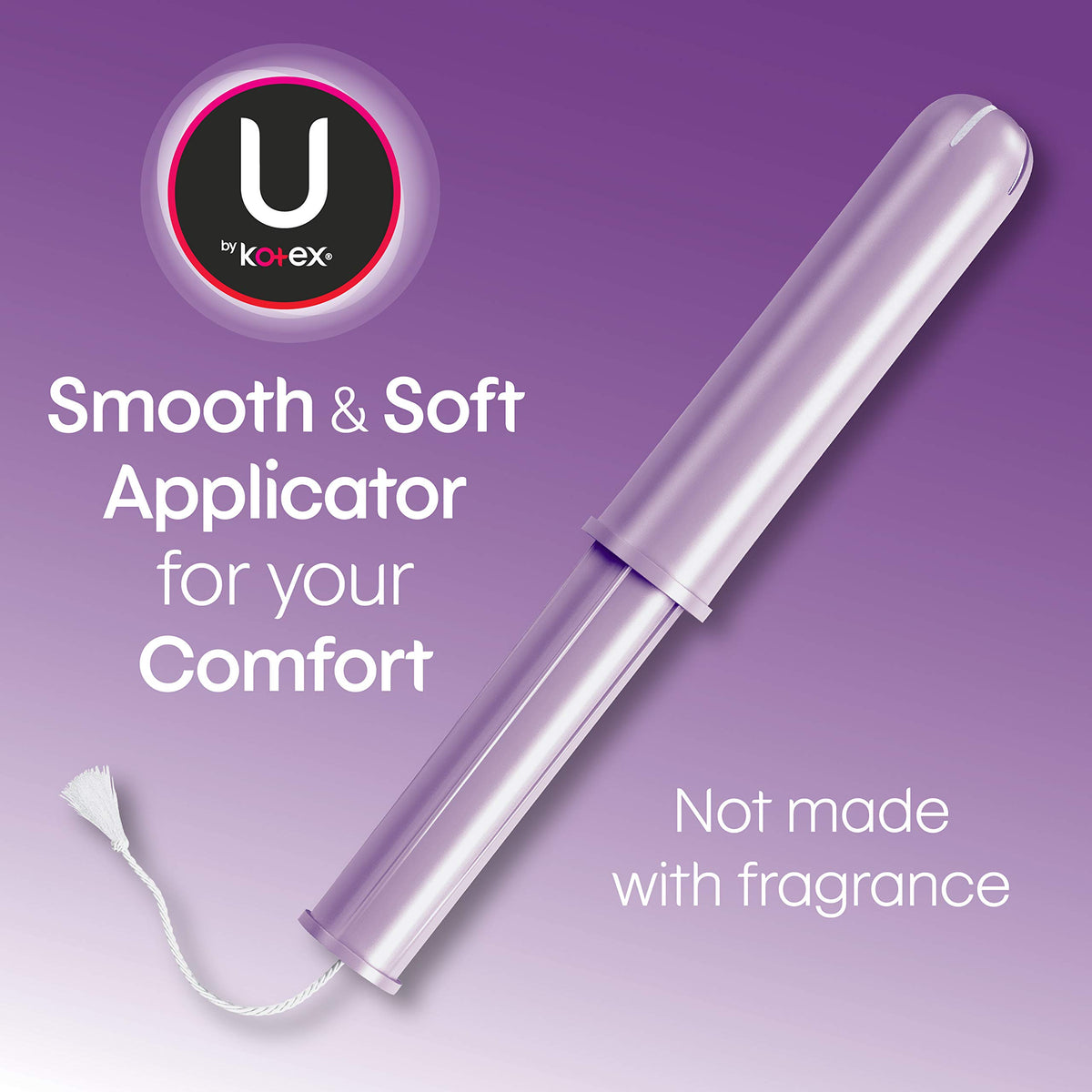 U by Kotex Security Tampons, Regular Absorbency, Unscented, 32 Count (Packaging May Vary)