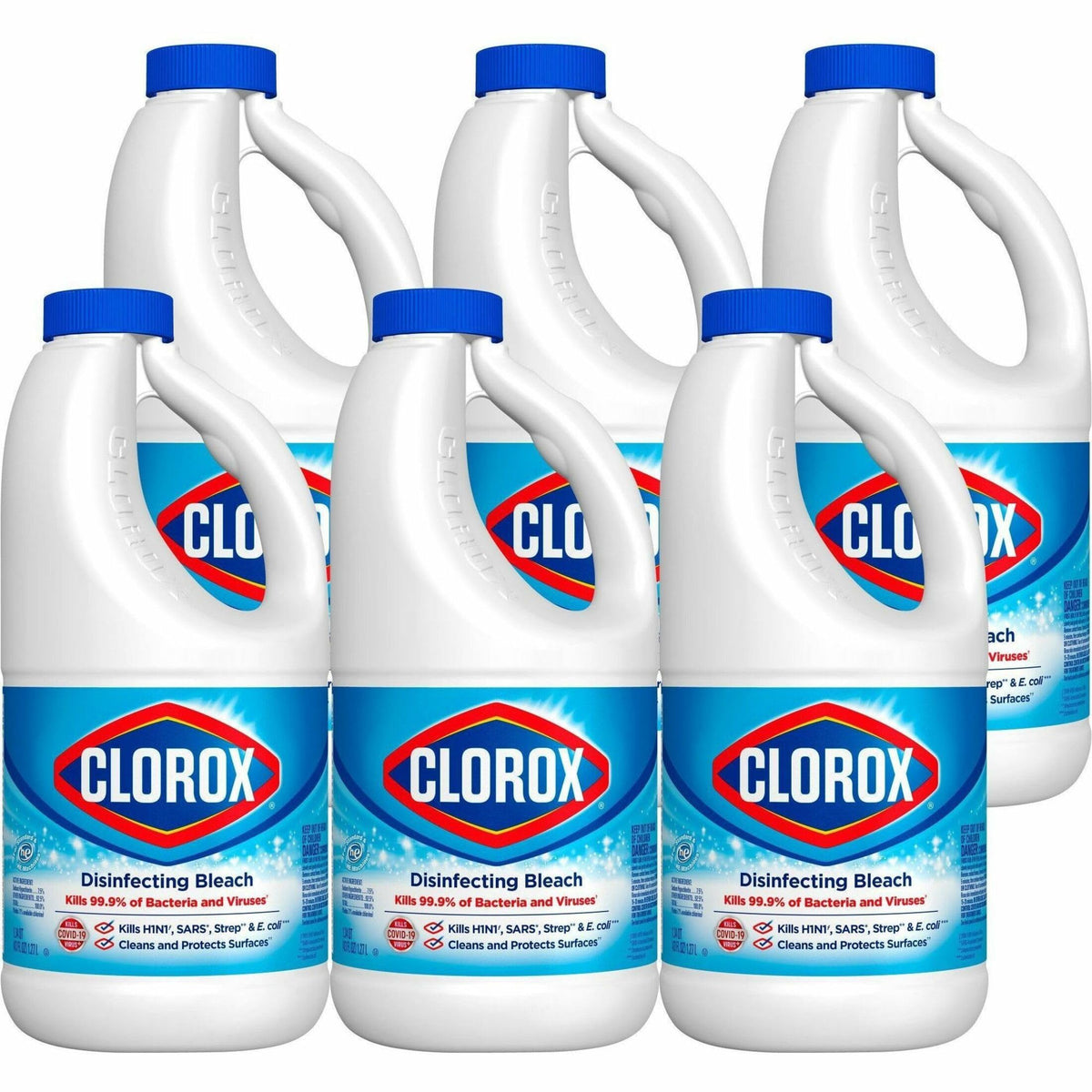 Clorox, CLO32260CT, Disinfecting Bleach - Regular, 6 / Carton, White