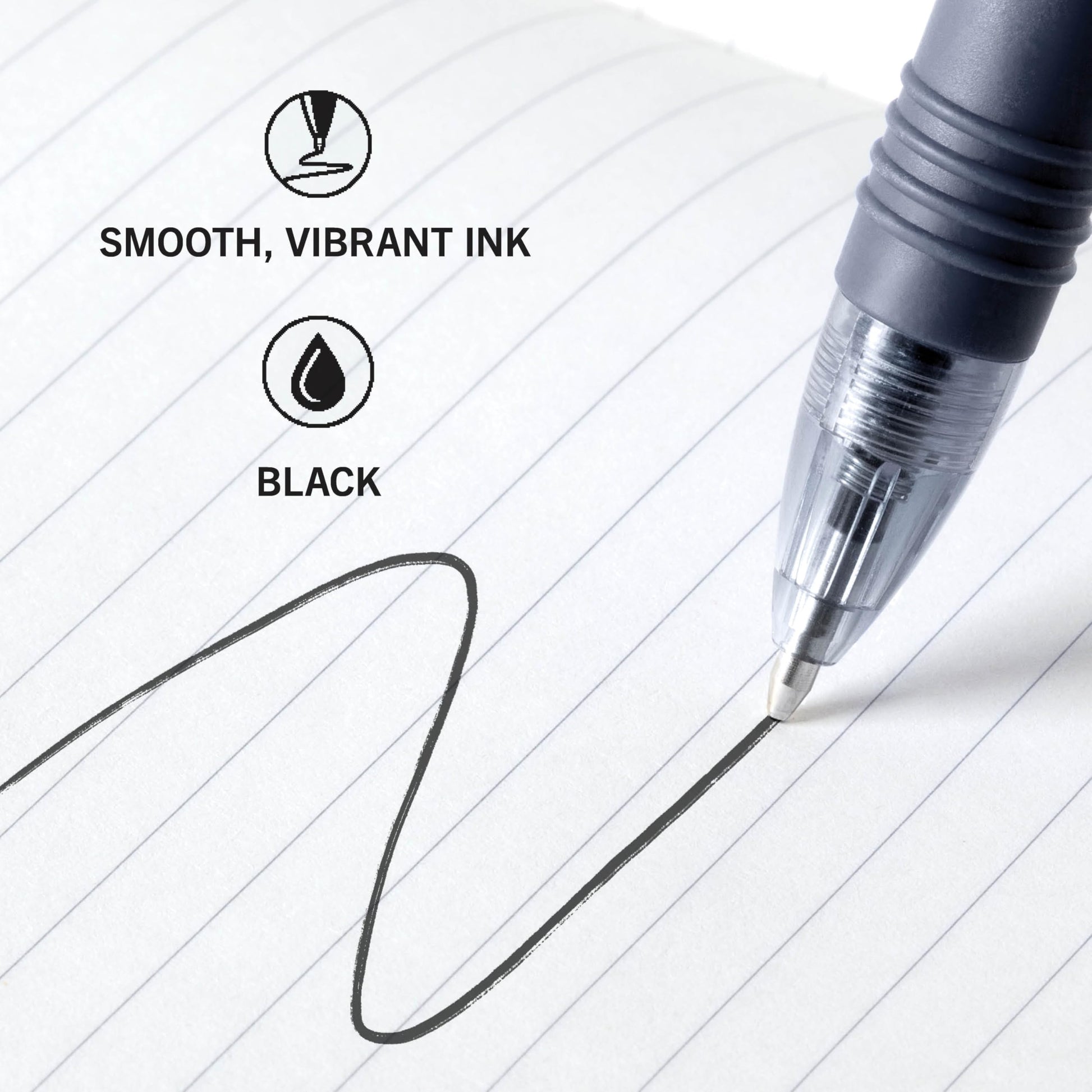 Zebra Pen Z-Grip Retractable Ballpoint Pen, Medium Point, Black Ink, Model Number: 22218, 18-Pack (22218)