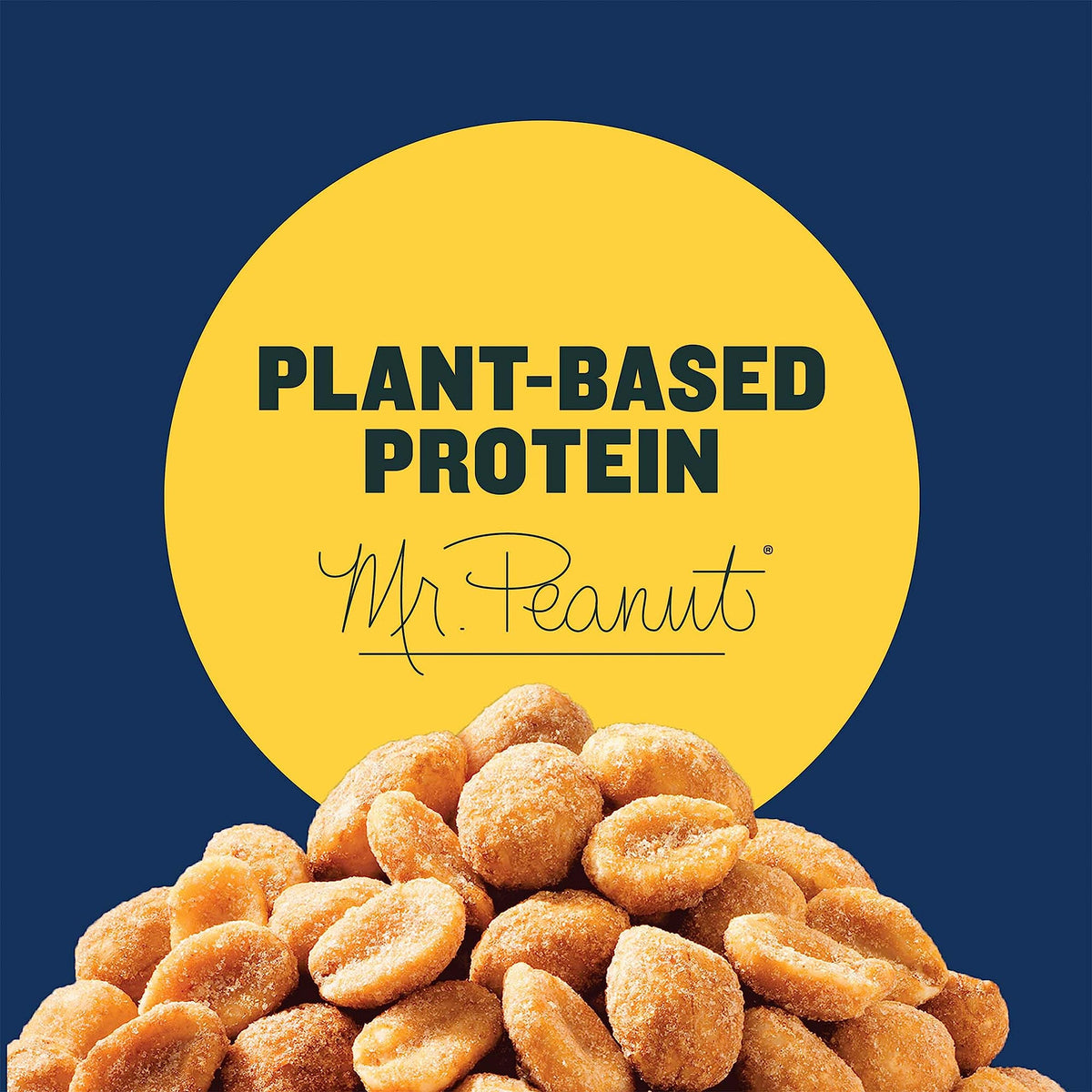 Planters Honey Roasted Peanuts (6 ct Pack, 10 oz Canisters)